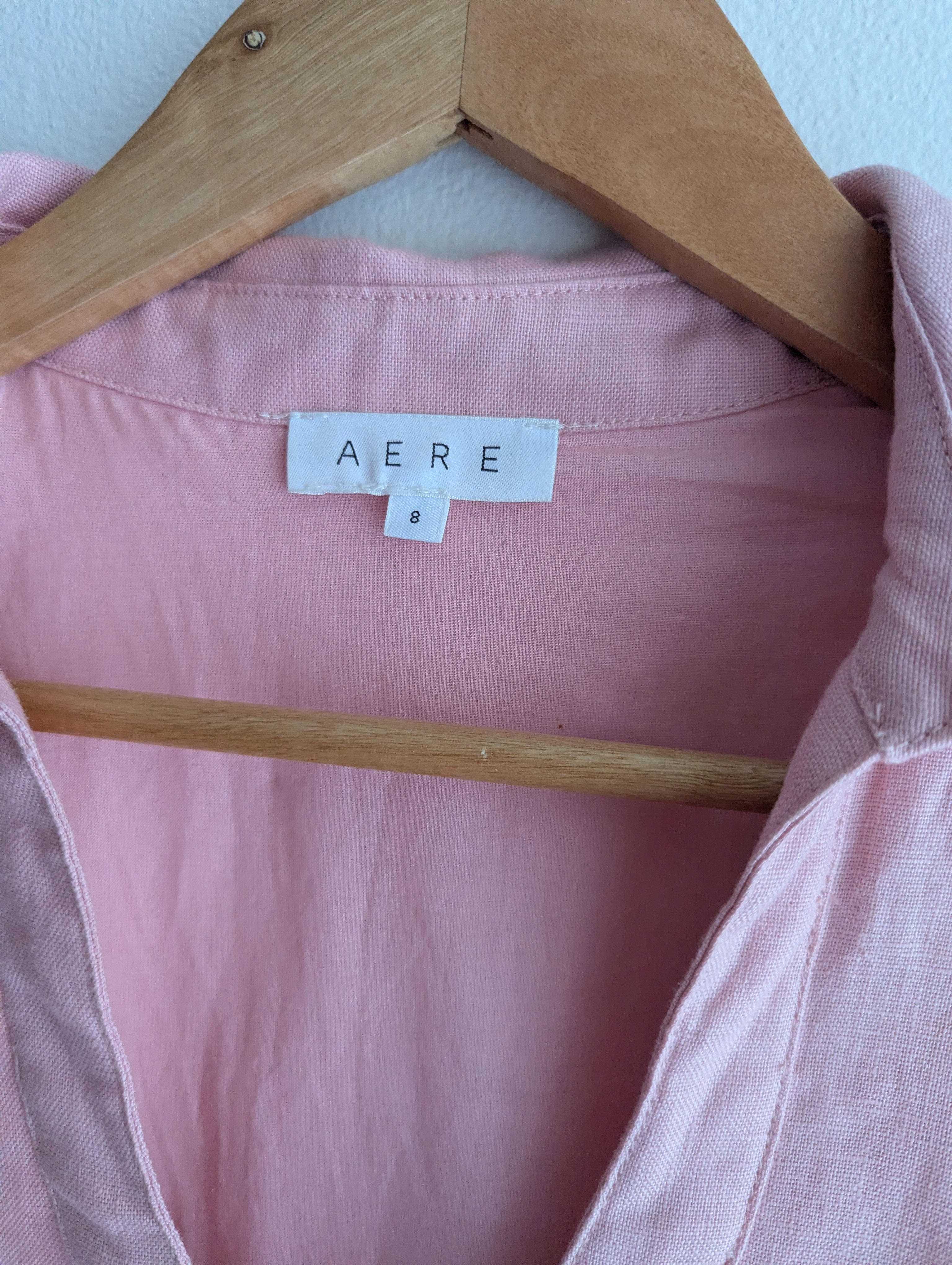 AERE Linen Shirt Dress