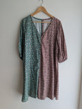Two-Tone Shift Dress