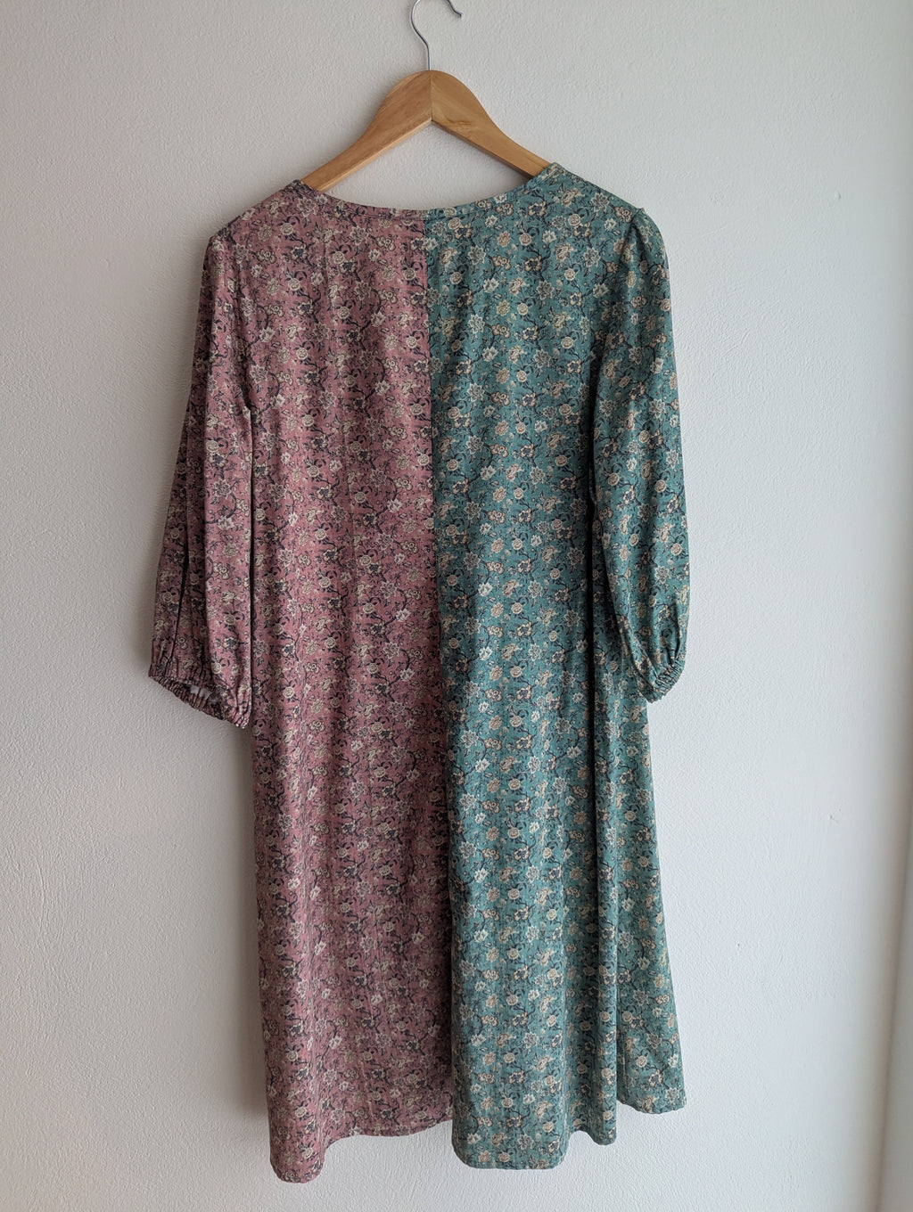 Two-Tone Shift Dress