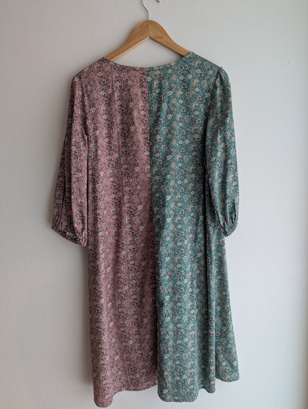Two-Tone Shift Dress