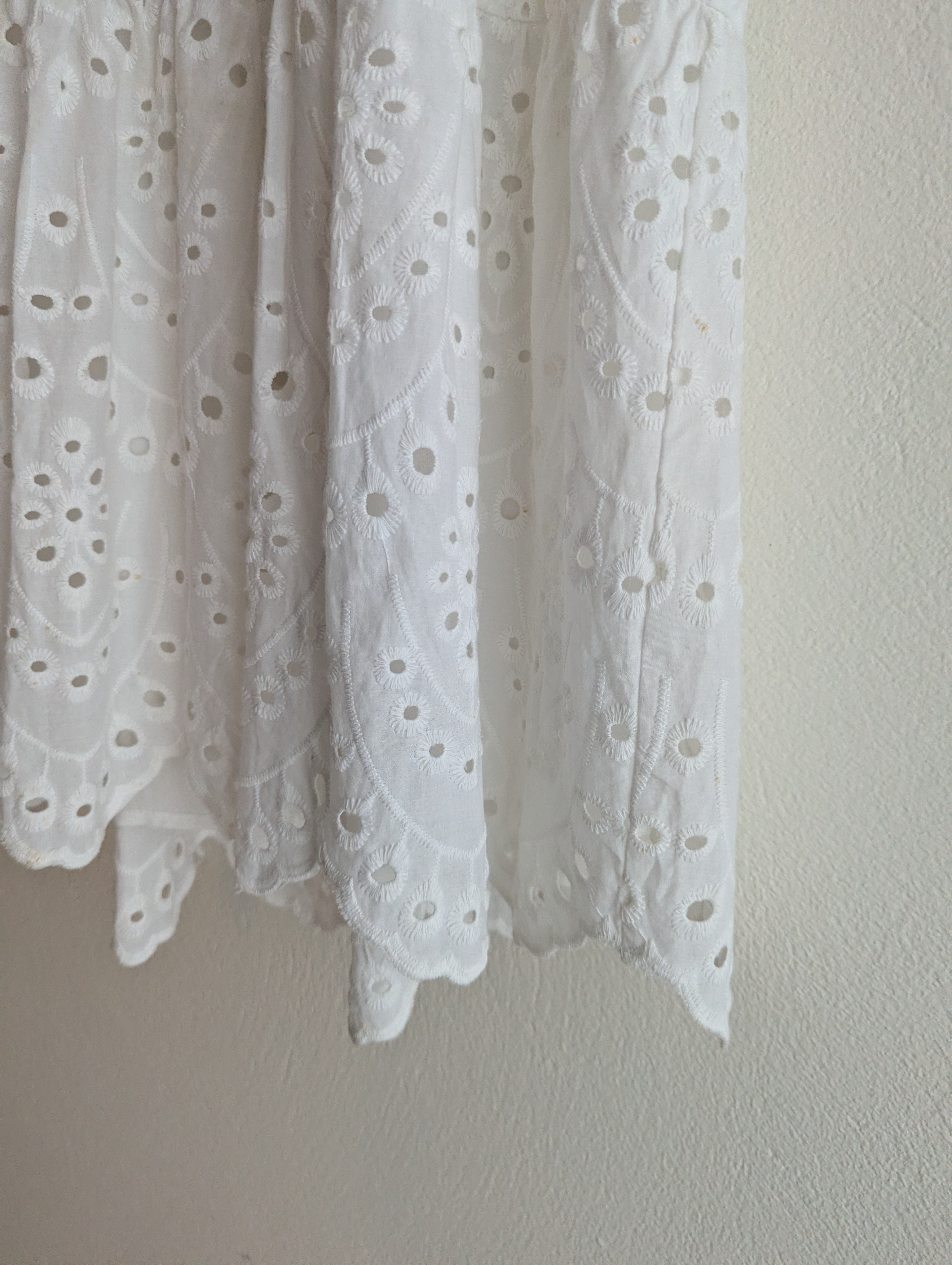 Decjuba Broderie Anglaise Long Sleeve Dress