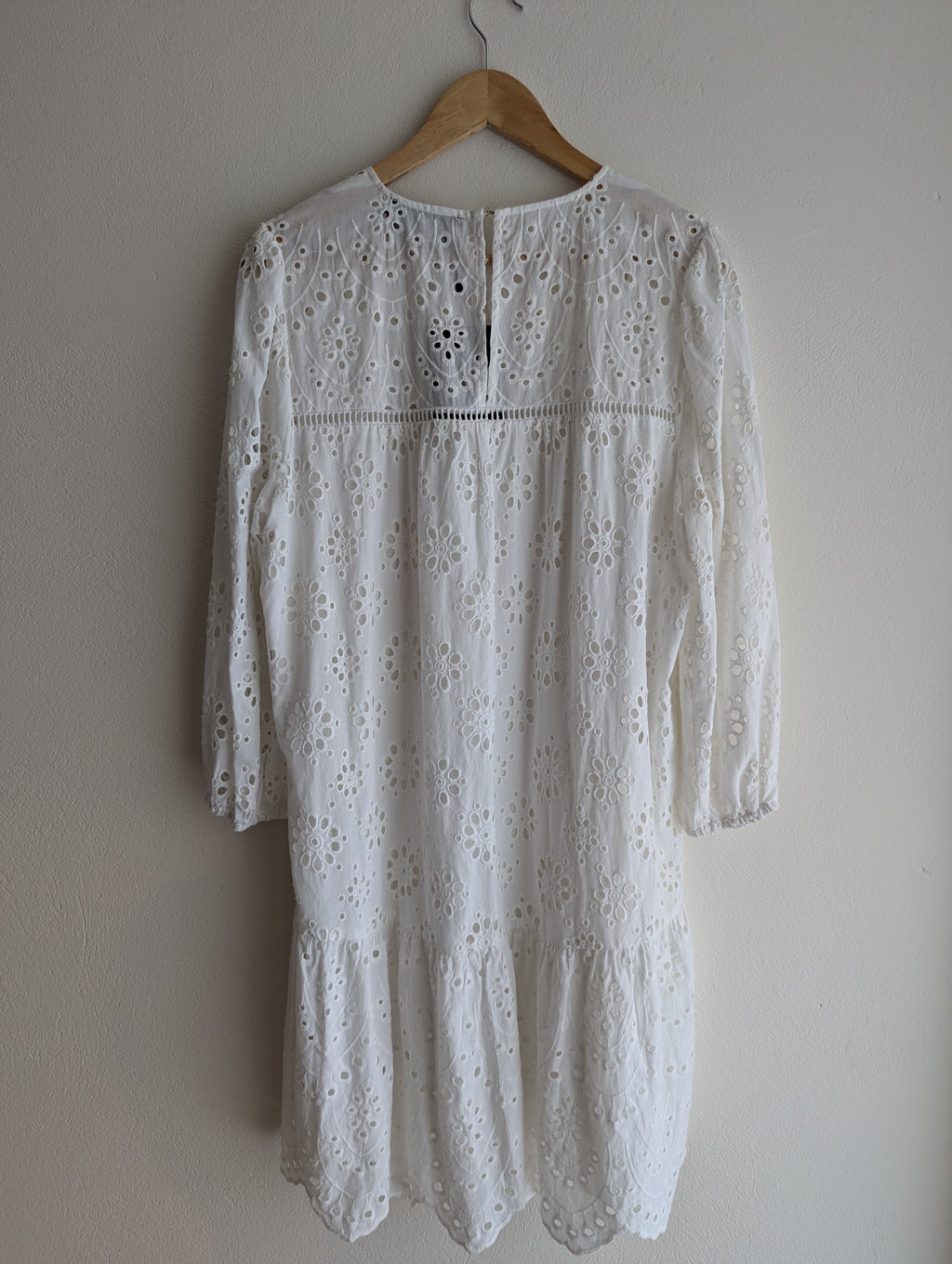Decjuba Broderie Anglaise Long Sleeve Dress