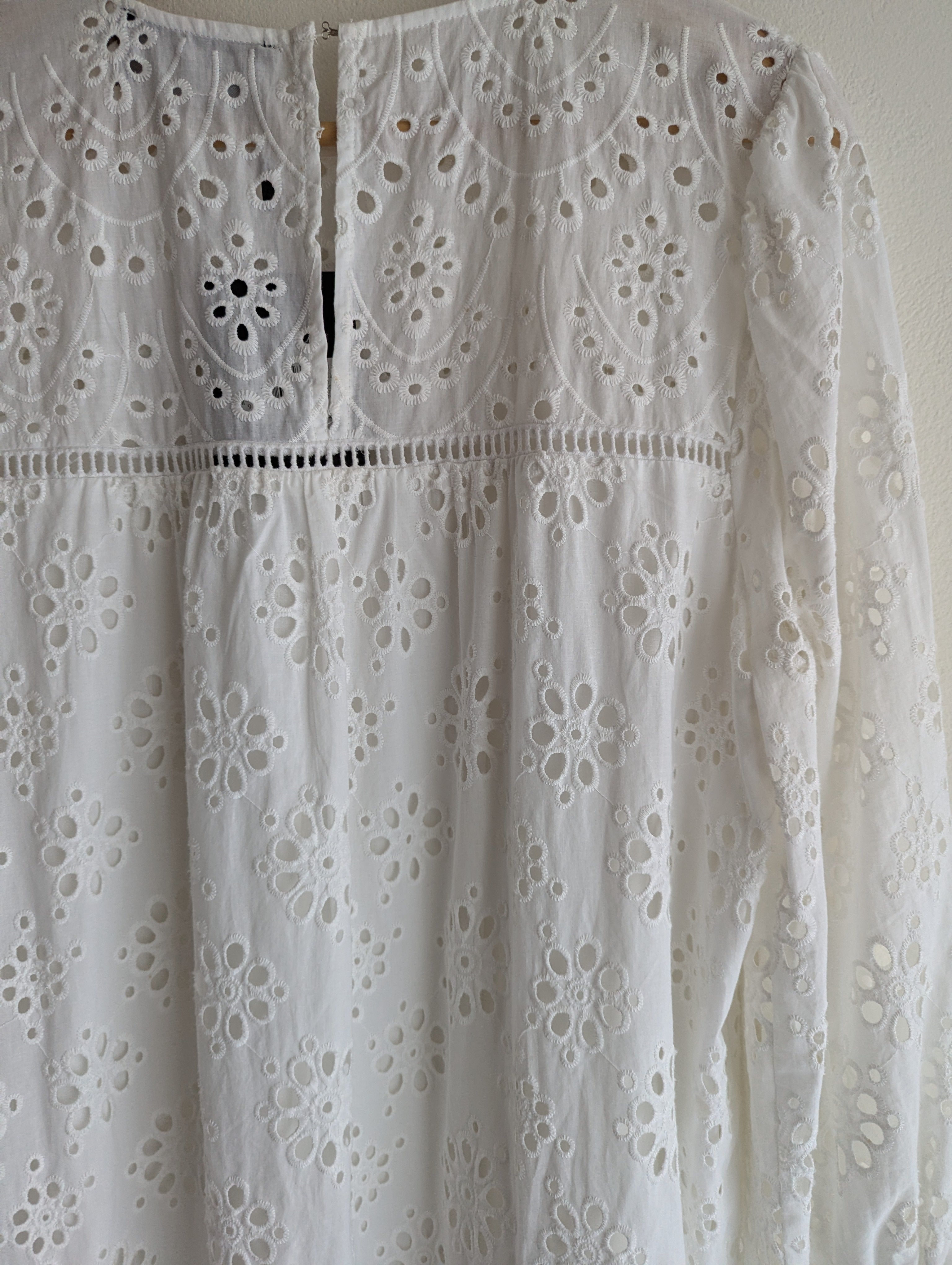 Decjuba Broderie Anglaise Long Sleeve Dress