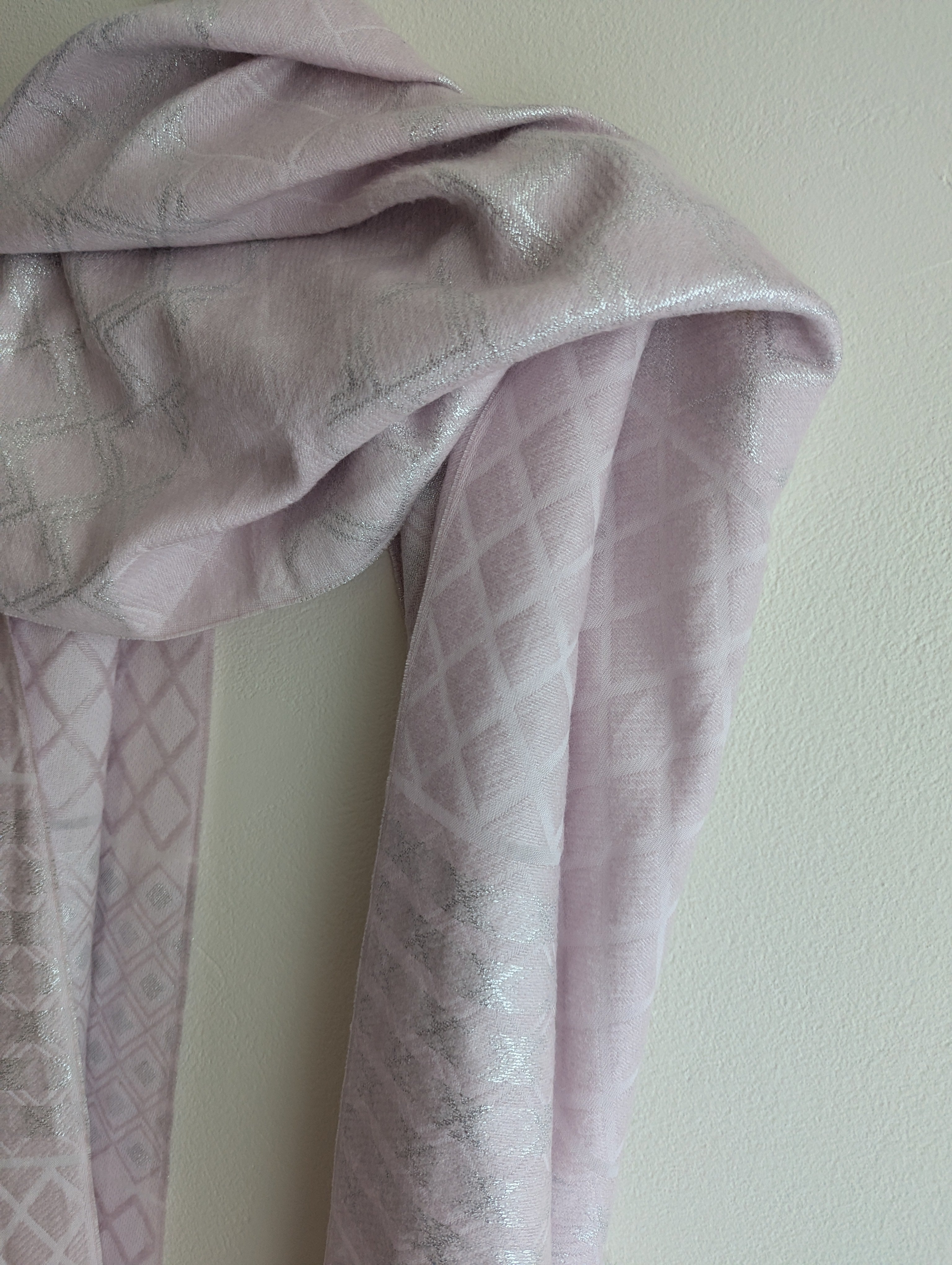 Witchery Lilac & Metallic Silver Scarf