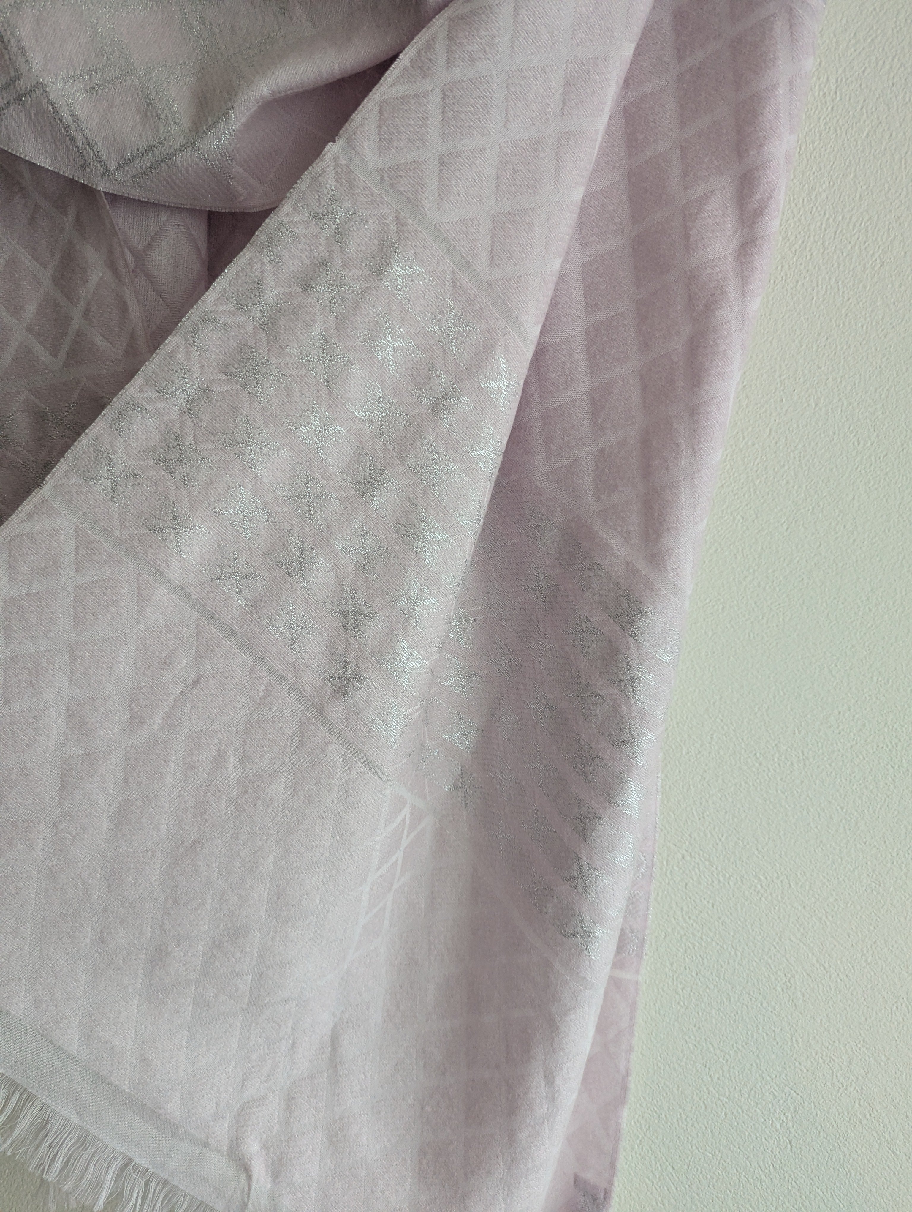 Witchery Lilac & Metallic Silver Scarf