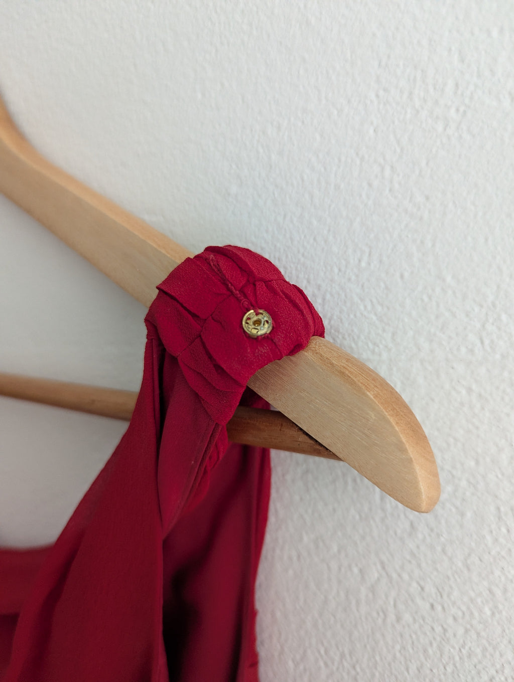 Moulinette Soeurs French Silk Red Tea Dress
