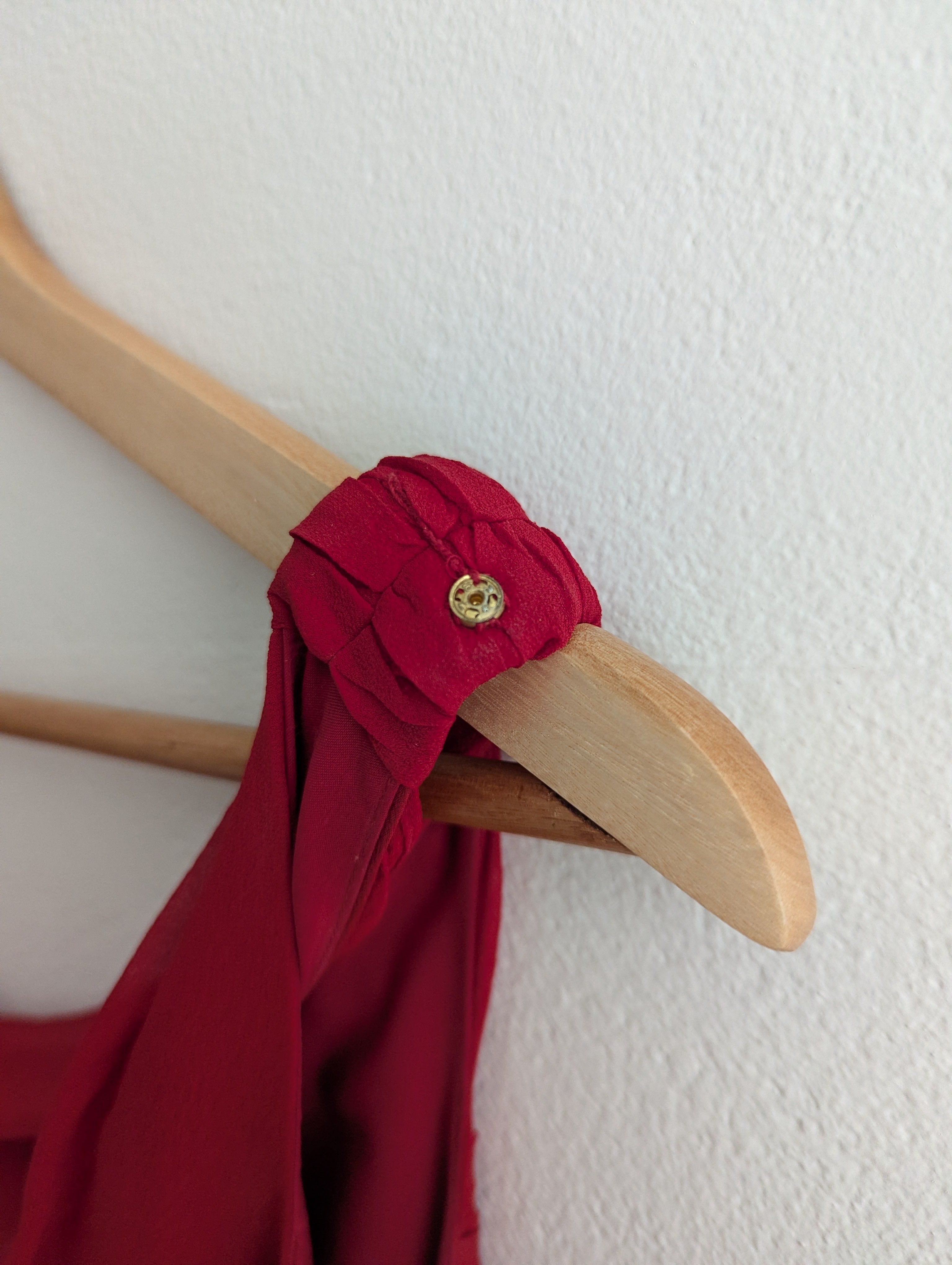 Moulinette Soeurs French Silk Red Tea Dress