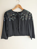 H&M Sequin Black Top