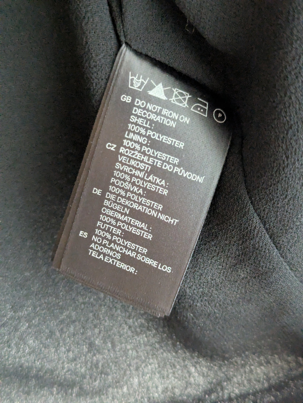 H&M Sequin Black Top