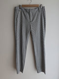 Zara Houndstooth Stretch Trousers