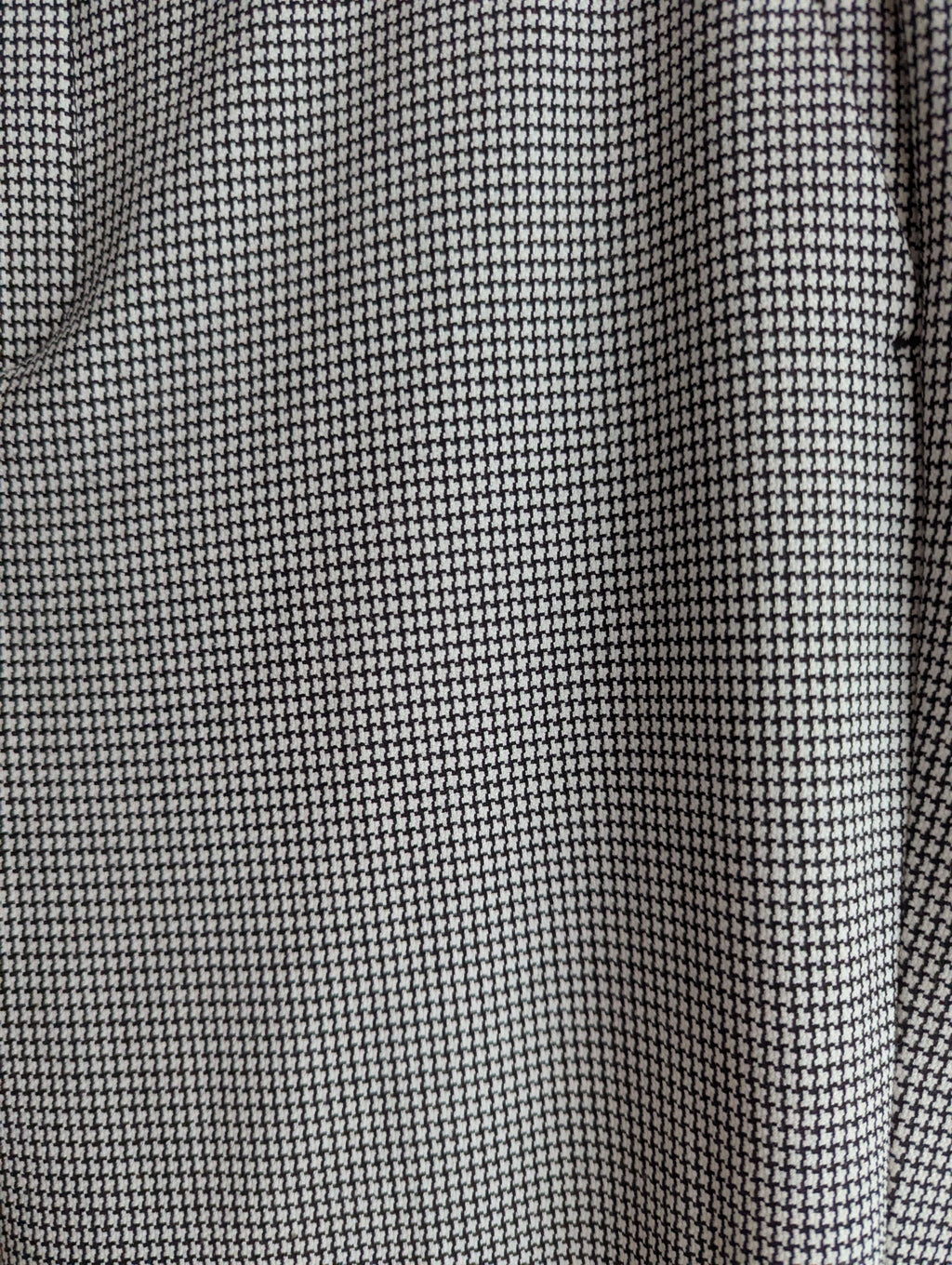Zara Houndstooth Stretch Trousers