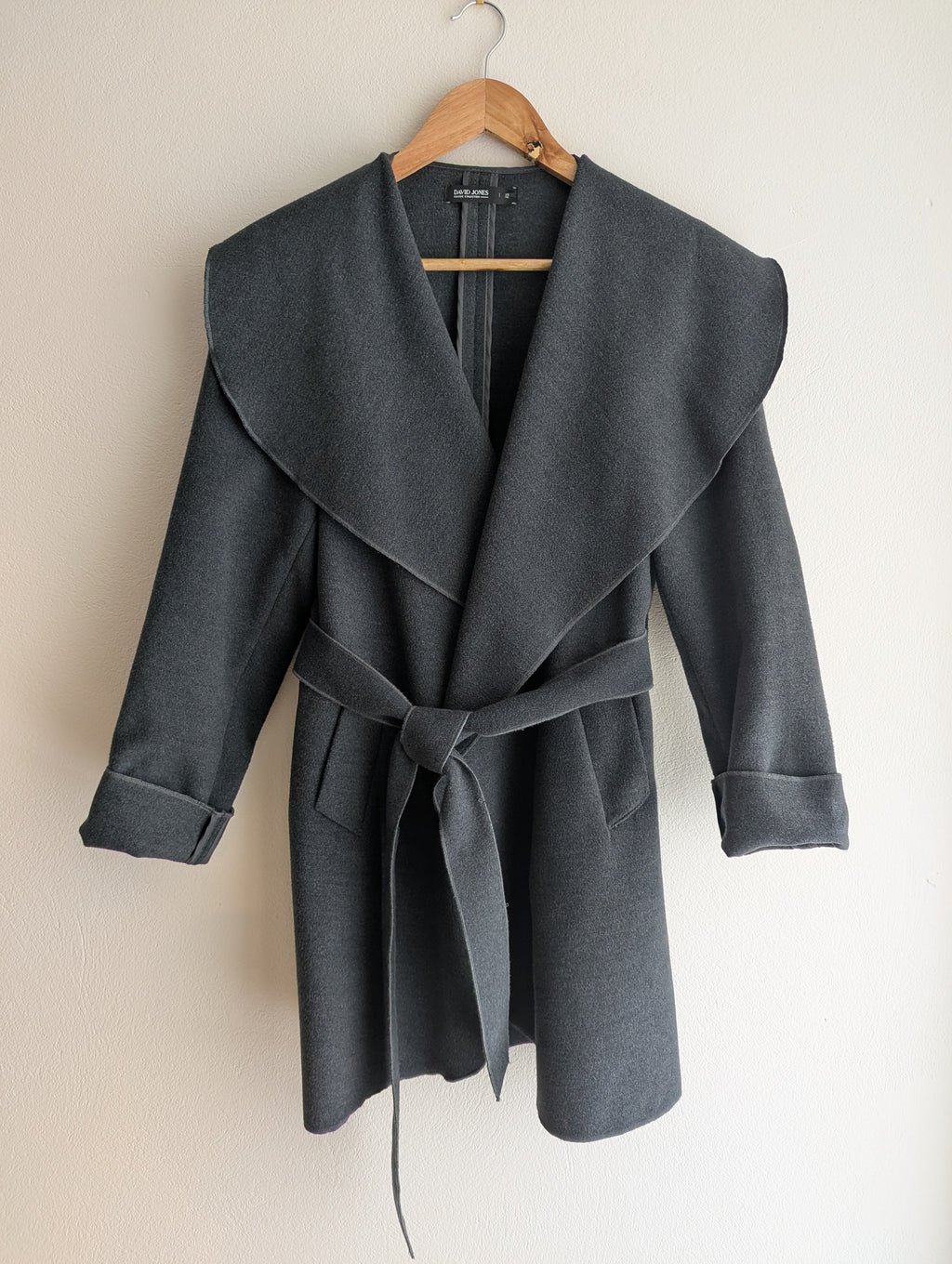 David Jones Felt Wrap Coat