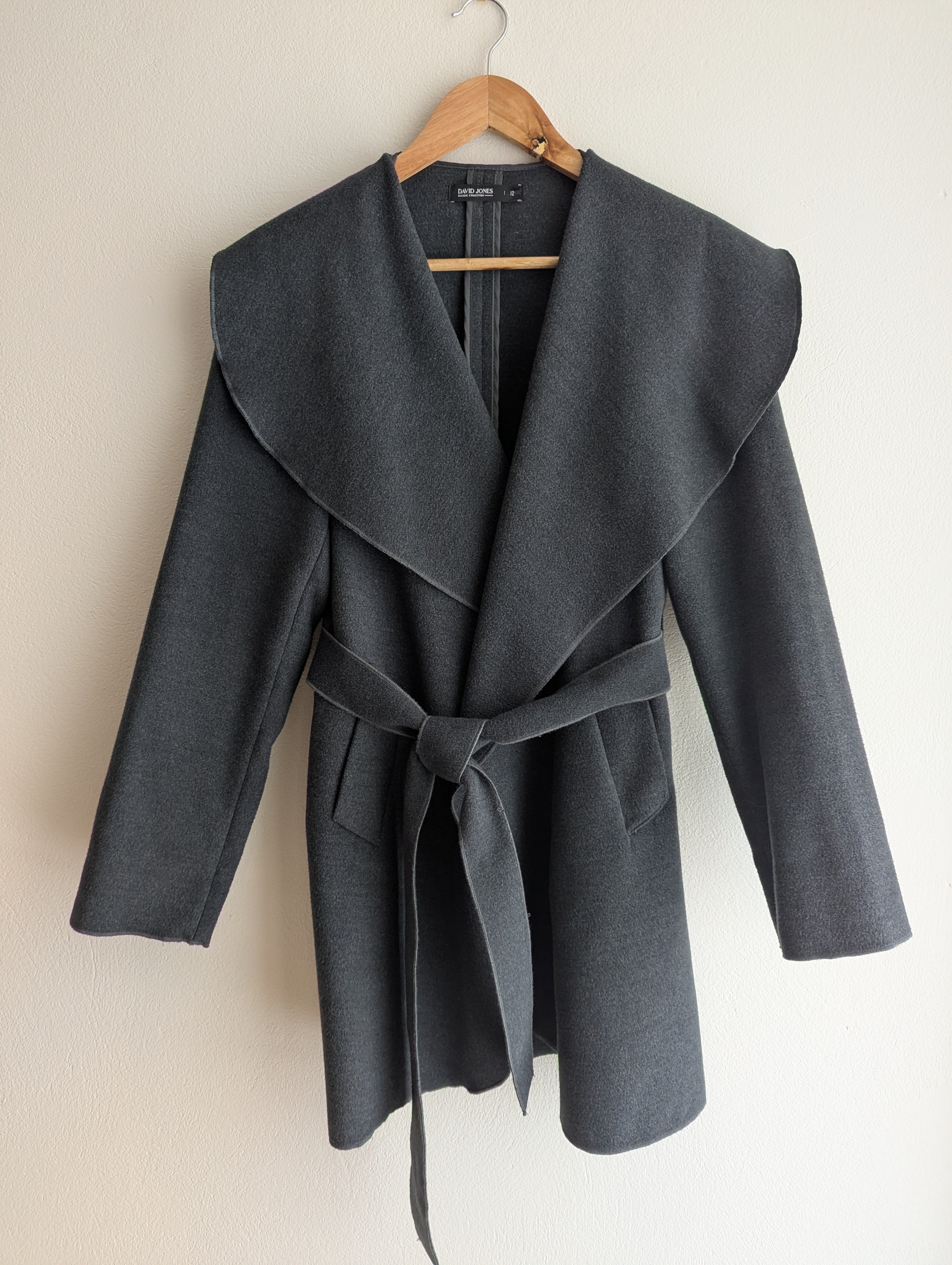 David Jones Felt Wrap Coat