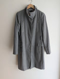 Oxford Wool Blend Grey Coat