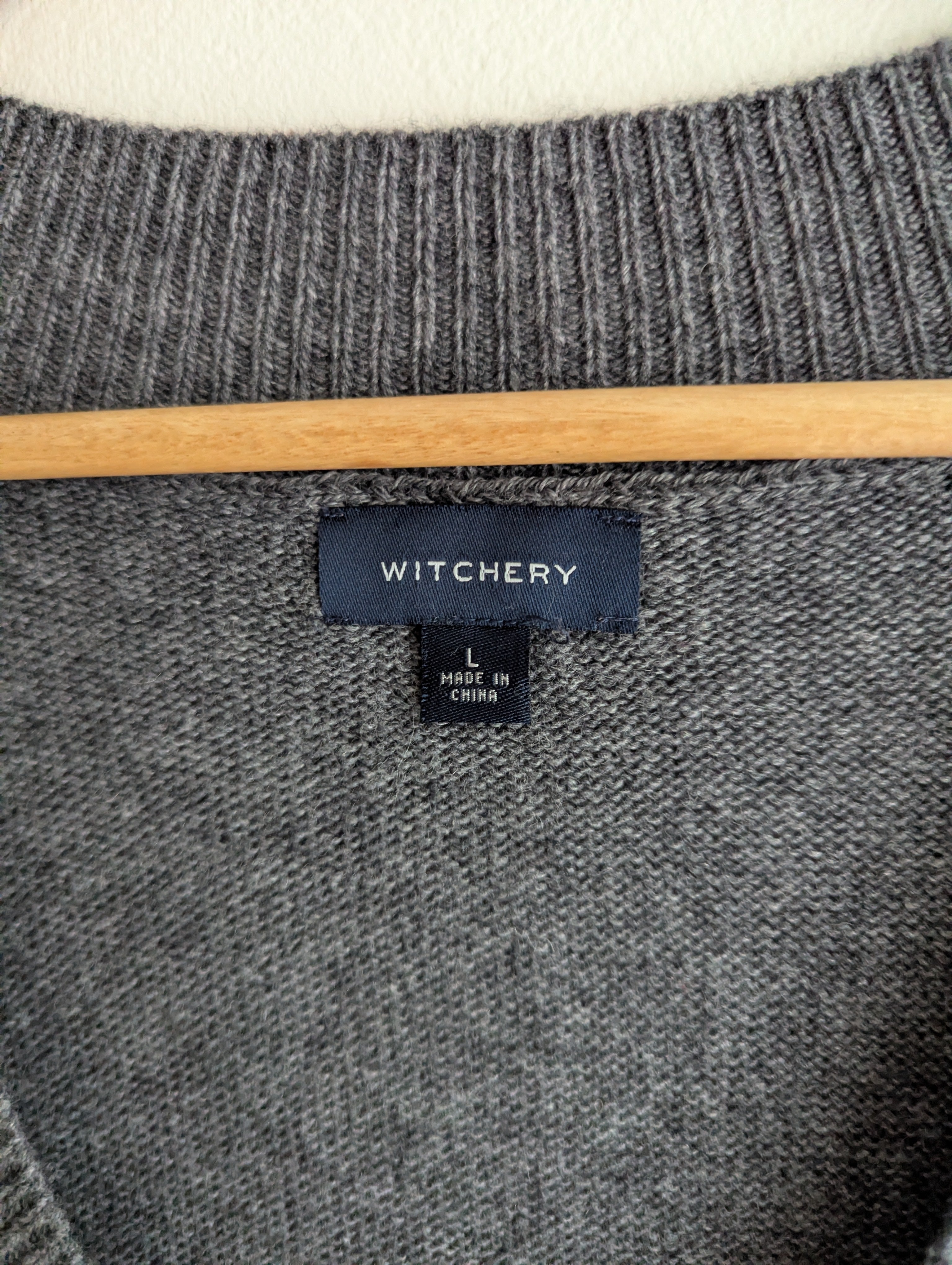 Witchery Wool-Blend Knit Vest Dress
