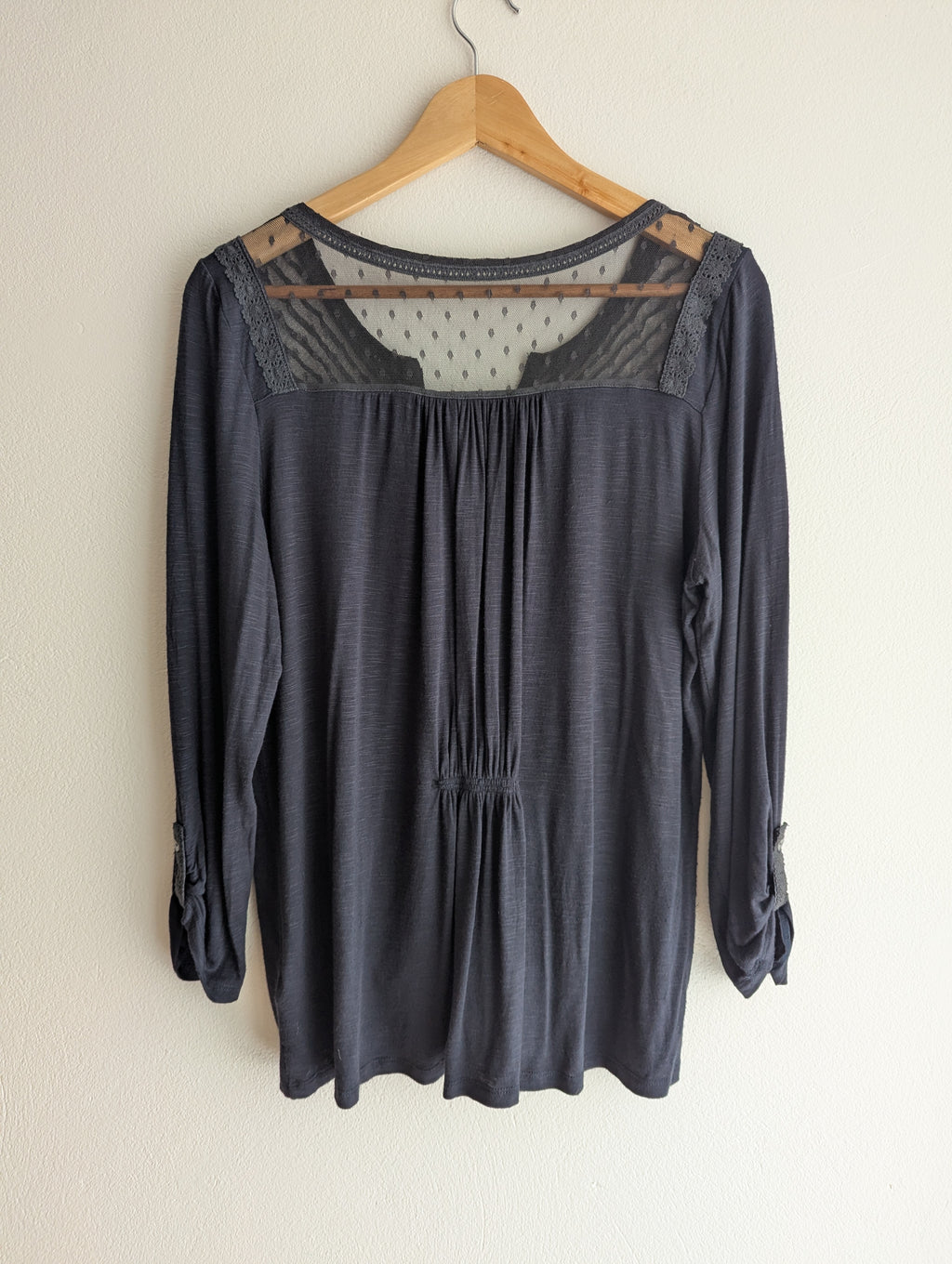 Anthropology Velvet Floral Top