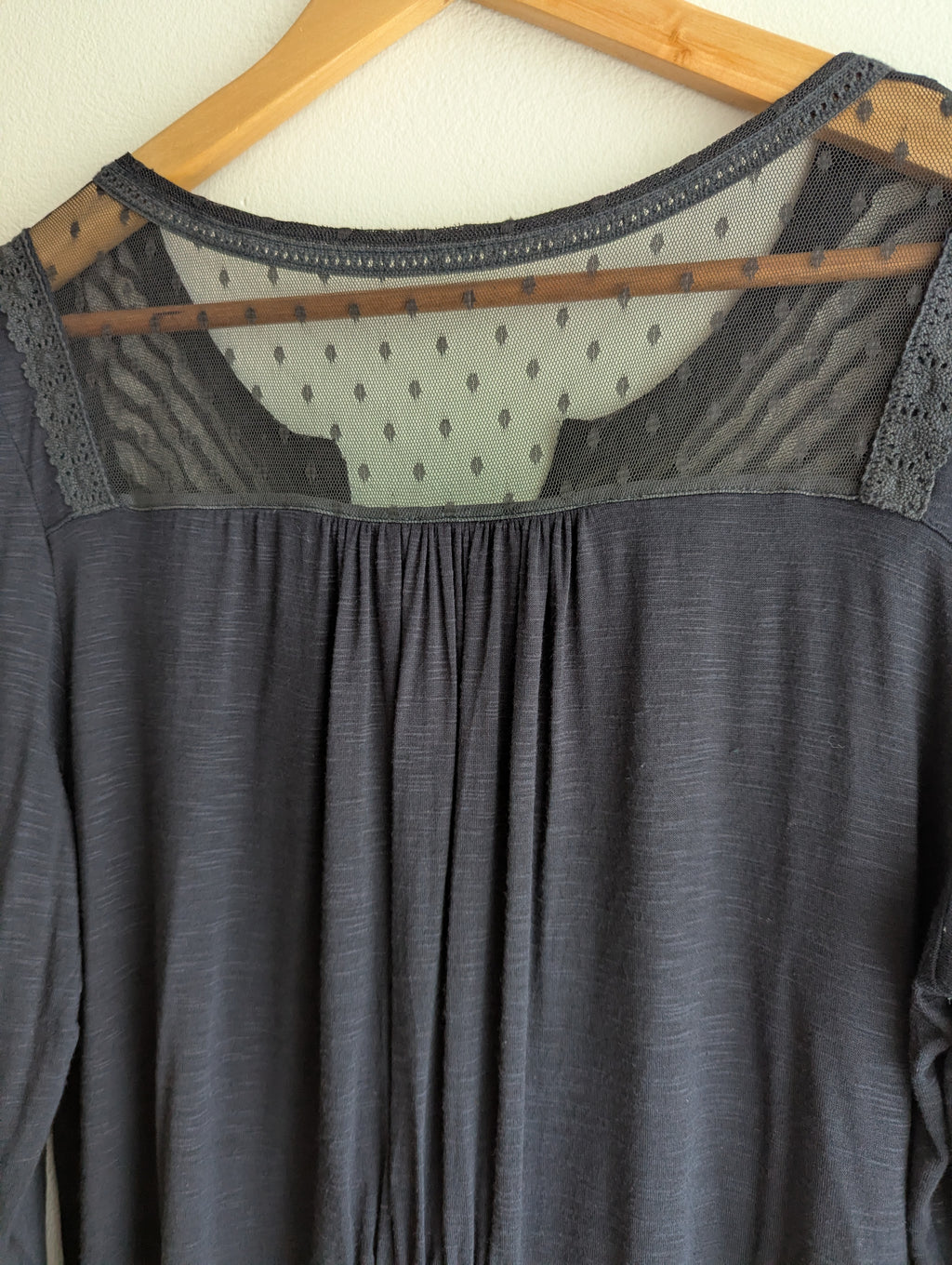 Anthropology Velvet Floral Top
