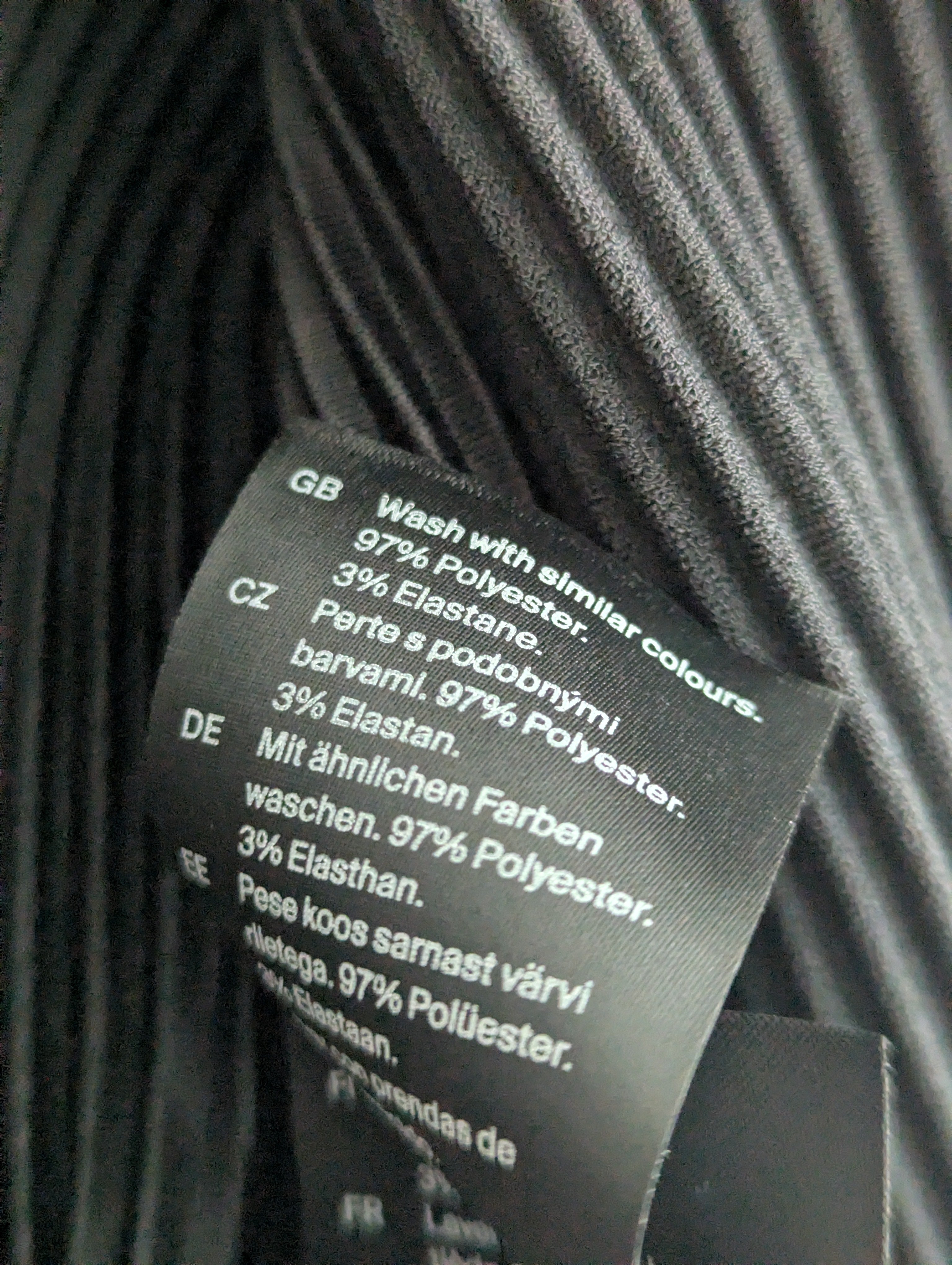 COS Textured Black Open Jacket