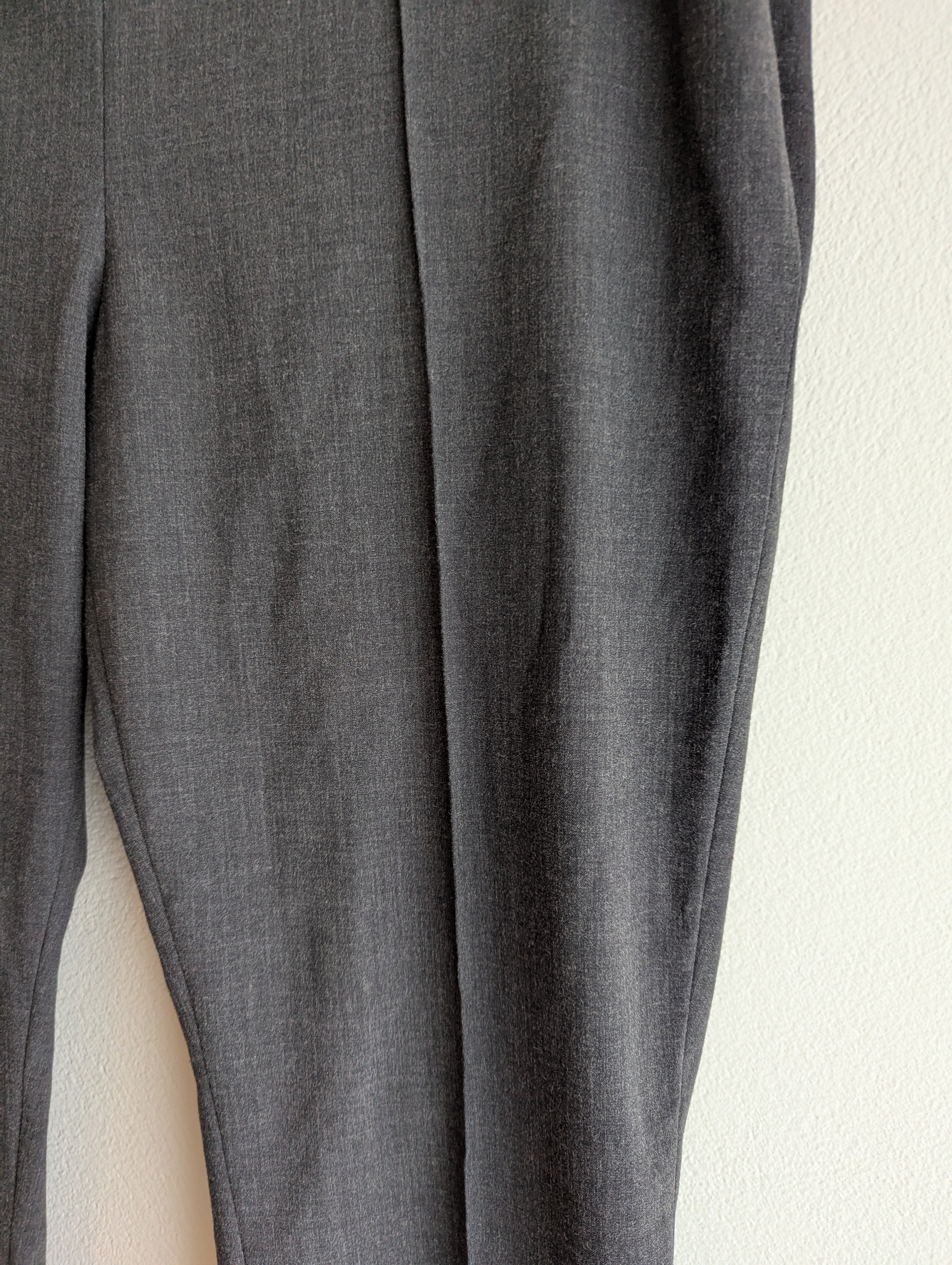 Laundry by Shelli Segal Pintuck Front Grey Trousers