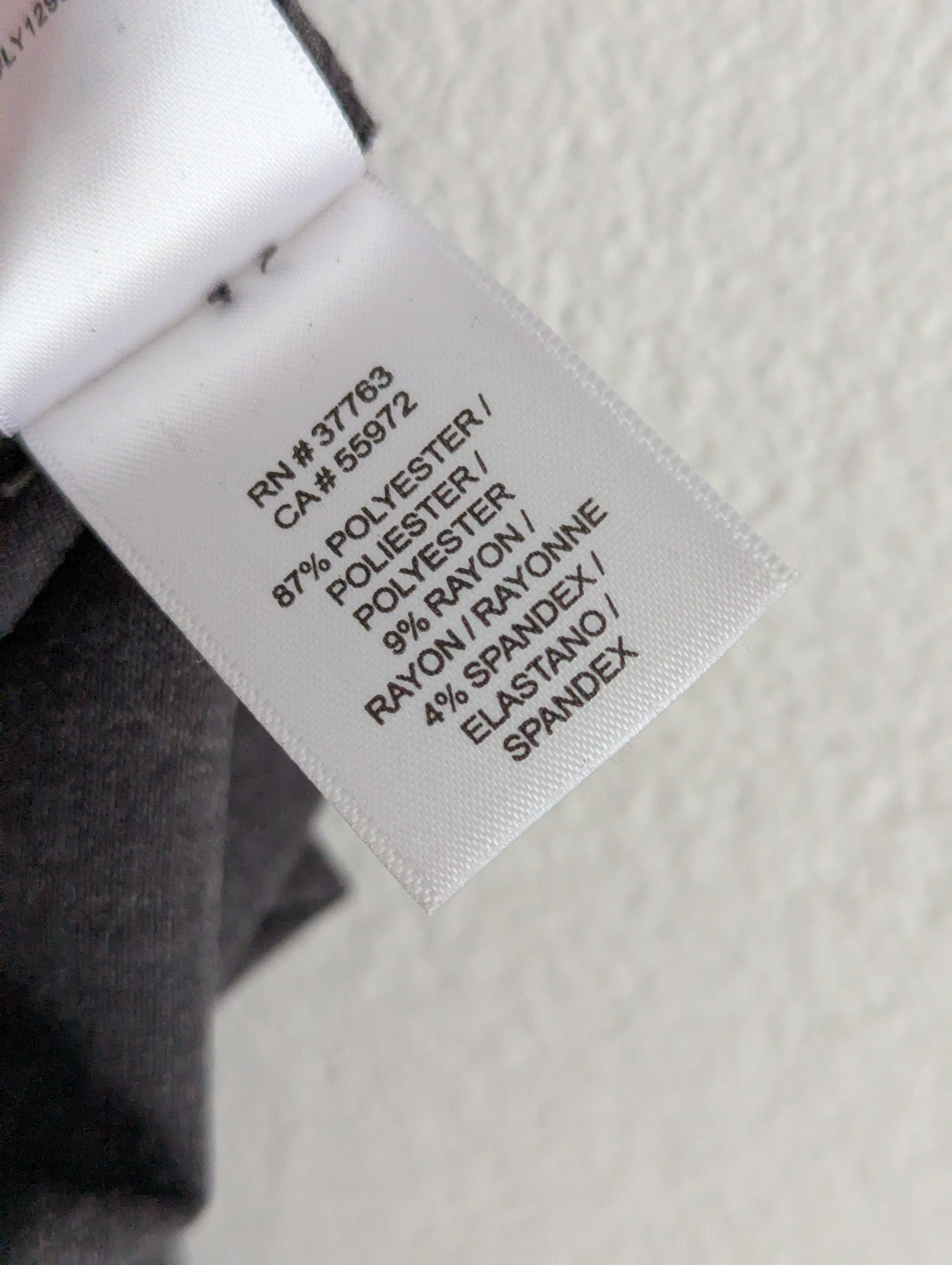 Laundry by Shelli Segal Pintuck Front Grey Trousers