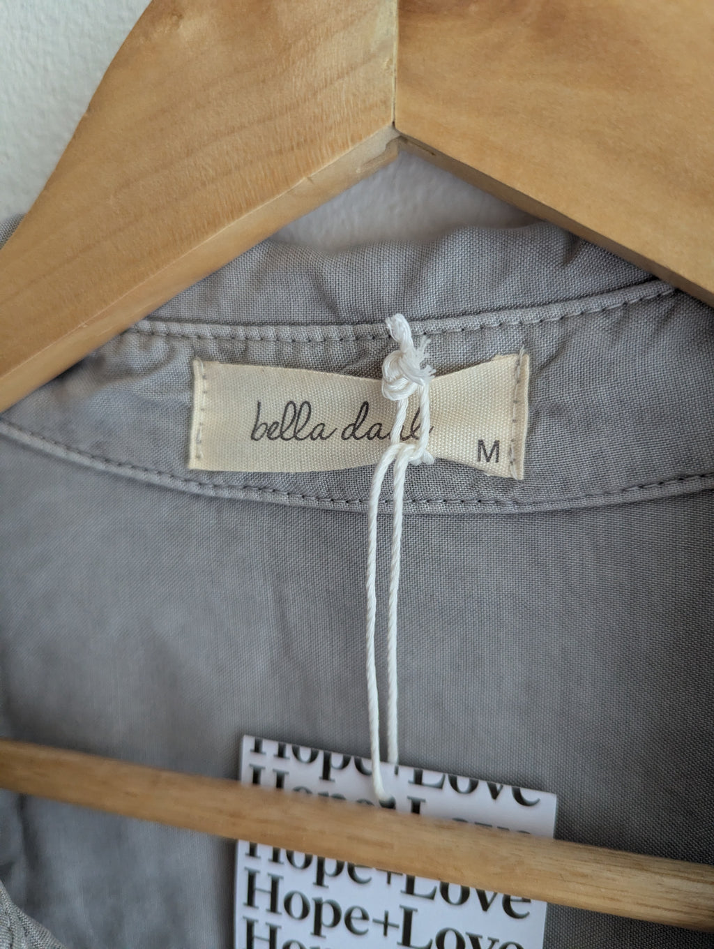 Bella Dahl Grey Button-Down Shirt