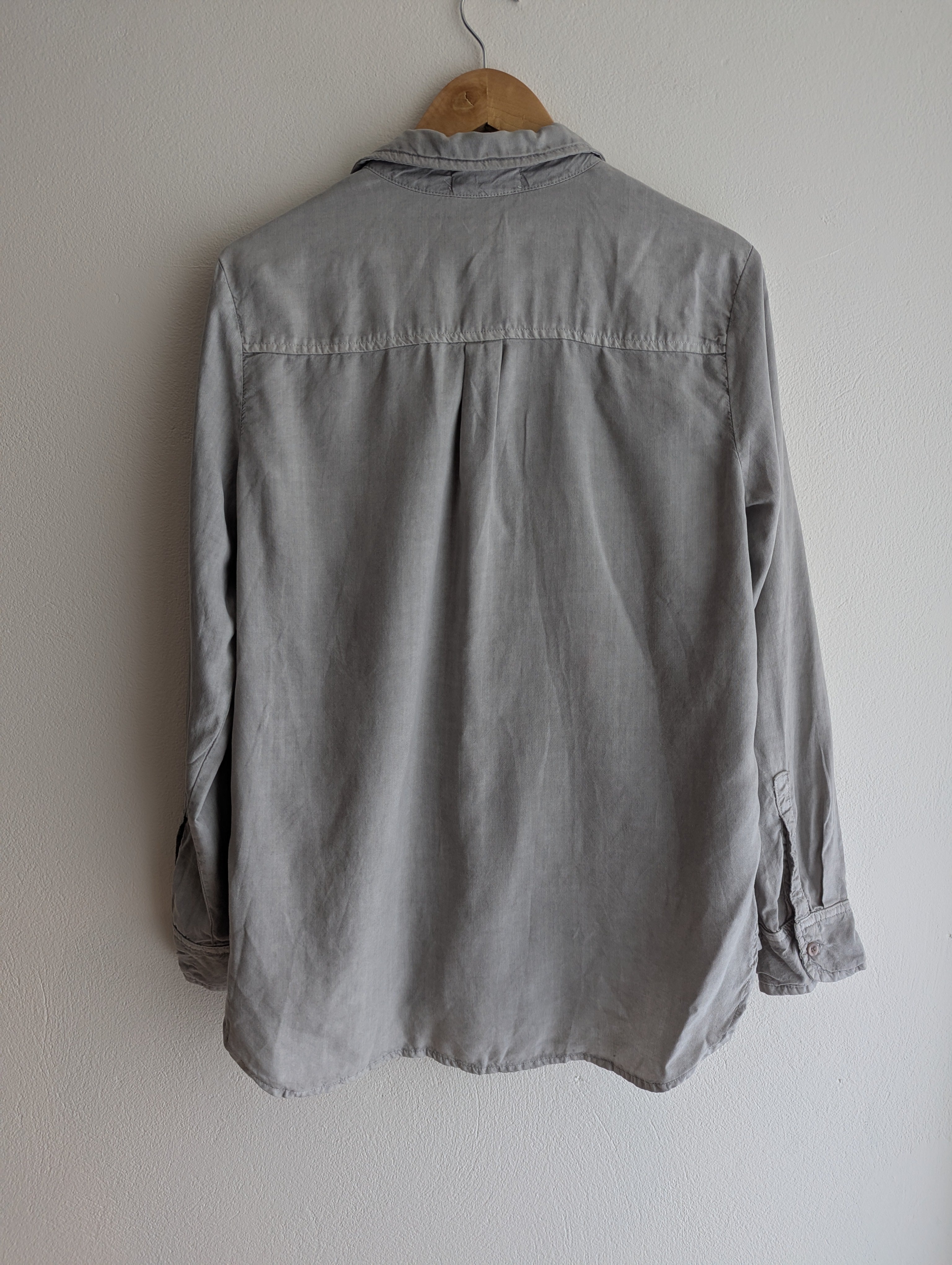 Bella Dahl Grey Button-Down Shirt