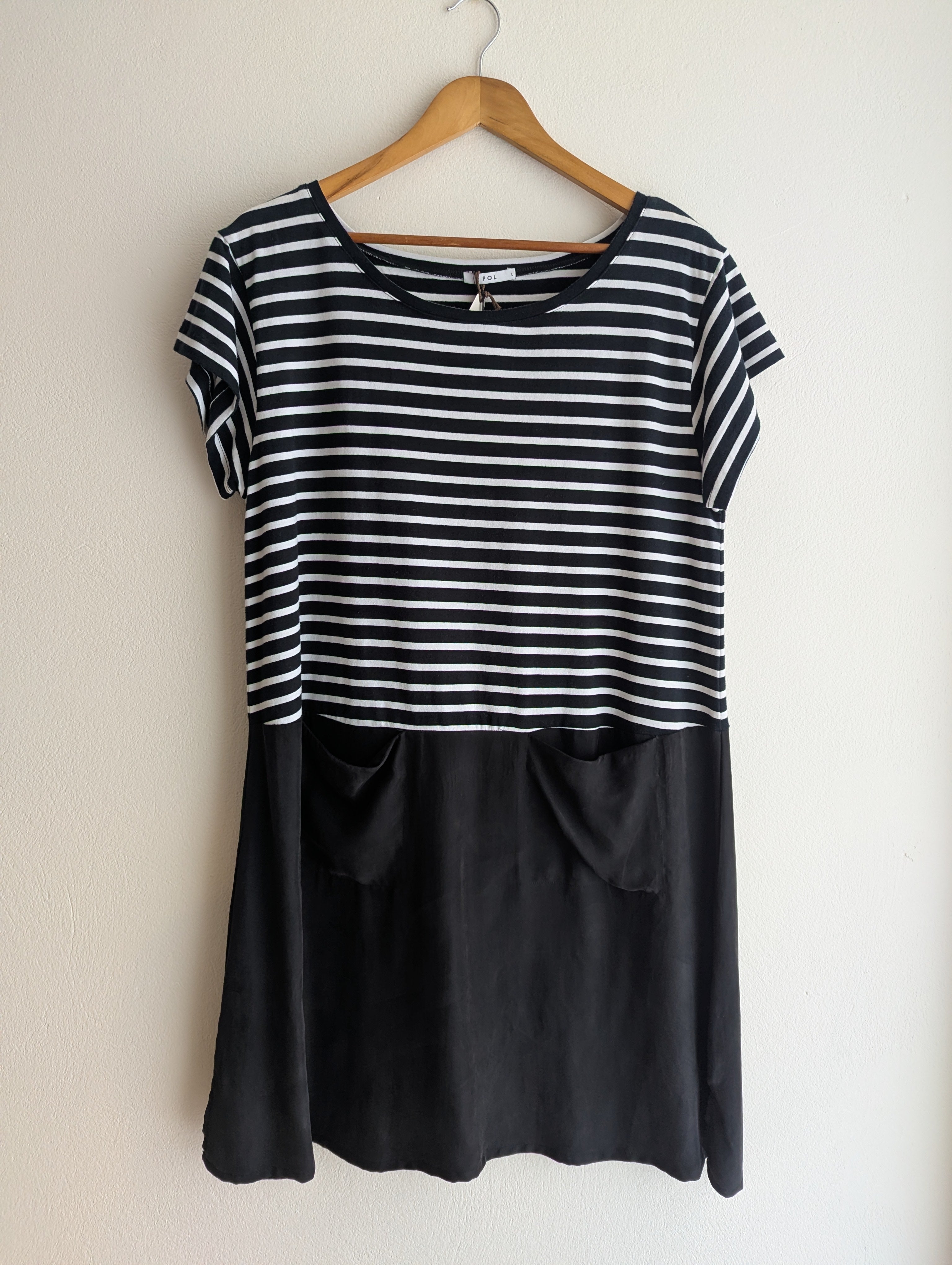 POL Contrast T-shirt Dress