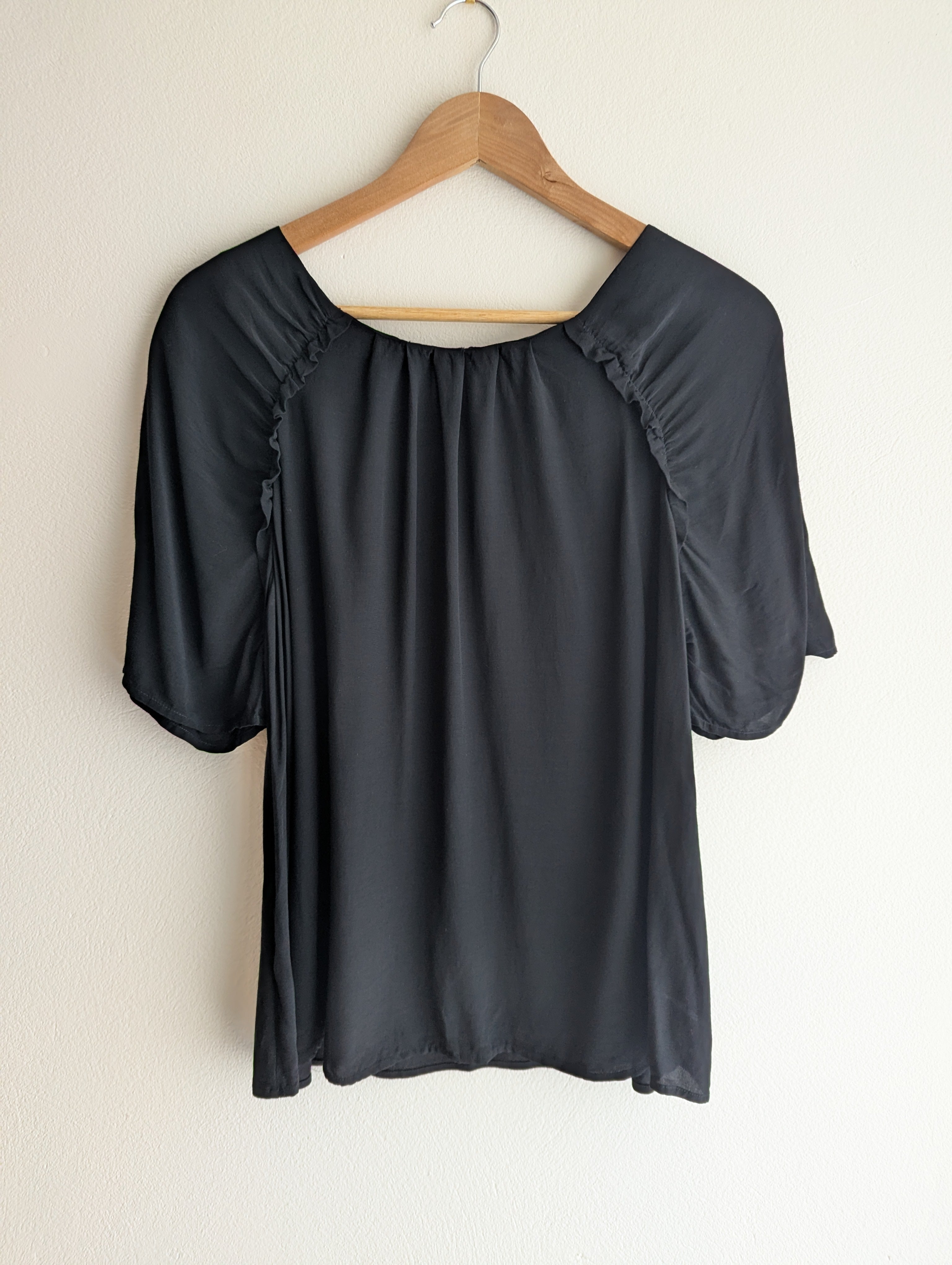 Massimo Dutti Black Blouse