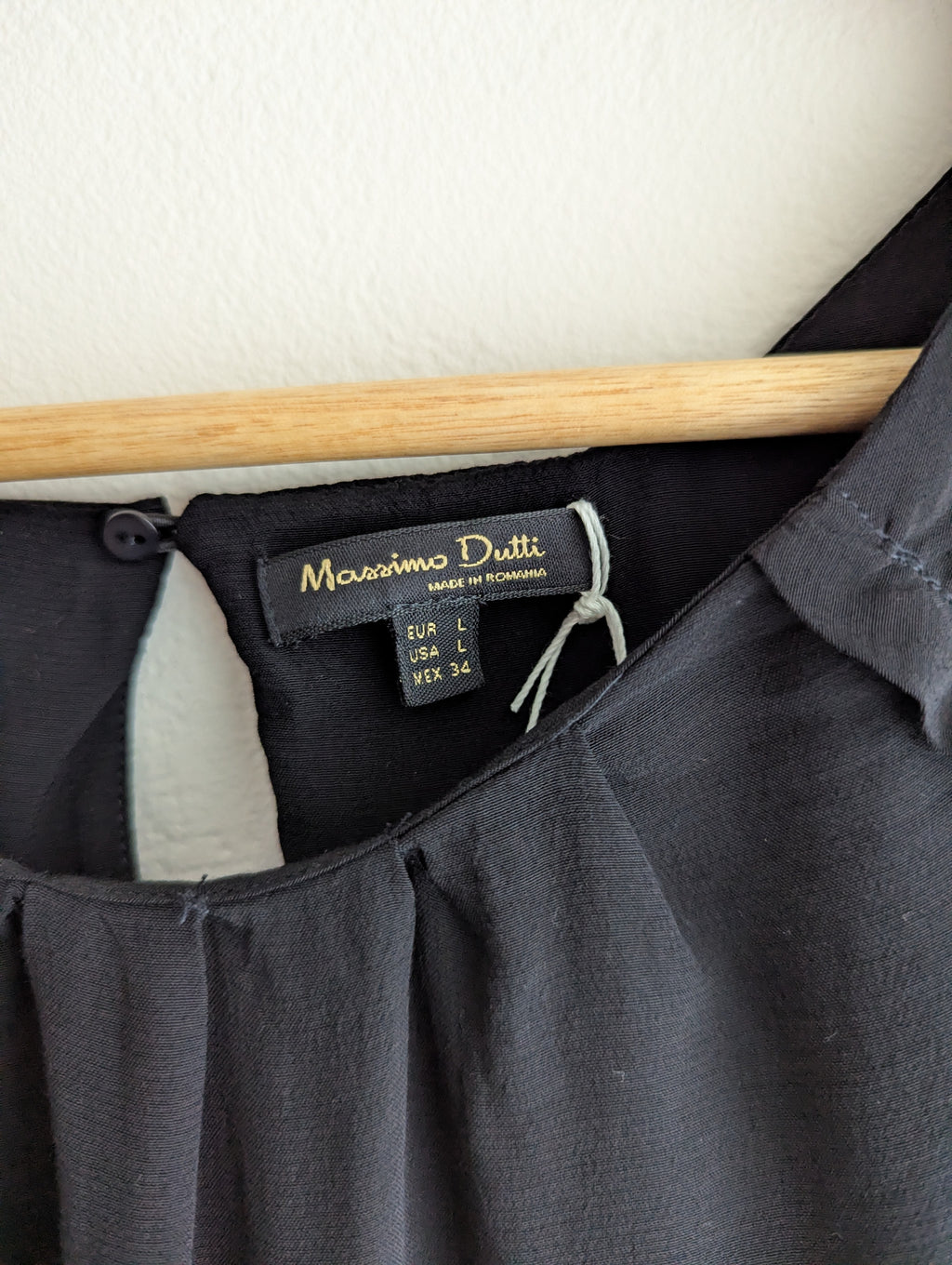 Massimo Dutti Black Blouse