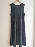 COS Forest Green Velvet Stretch Maxi Dress