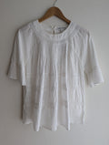 Country Road Pintuck Cotton Blouse