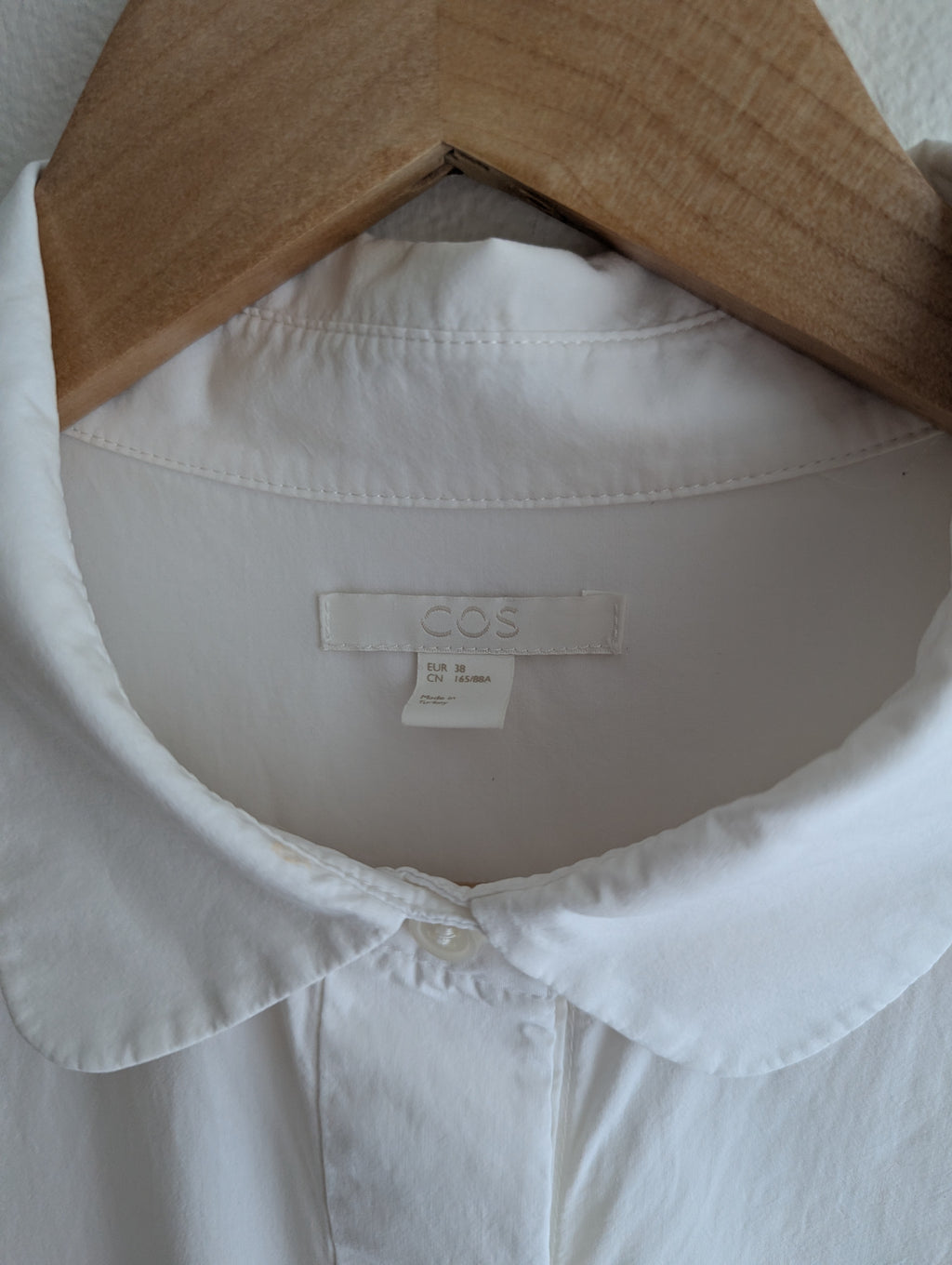 COS White Button Down Shirt