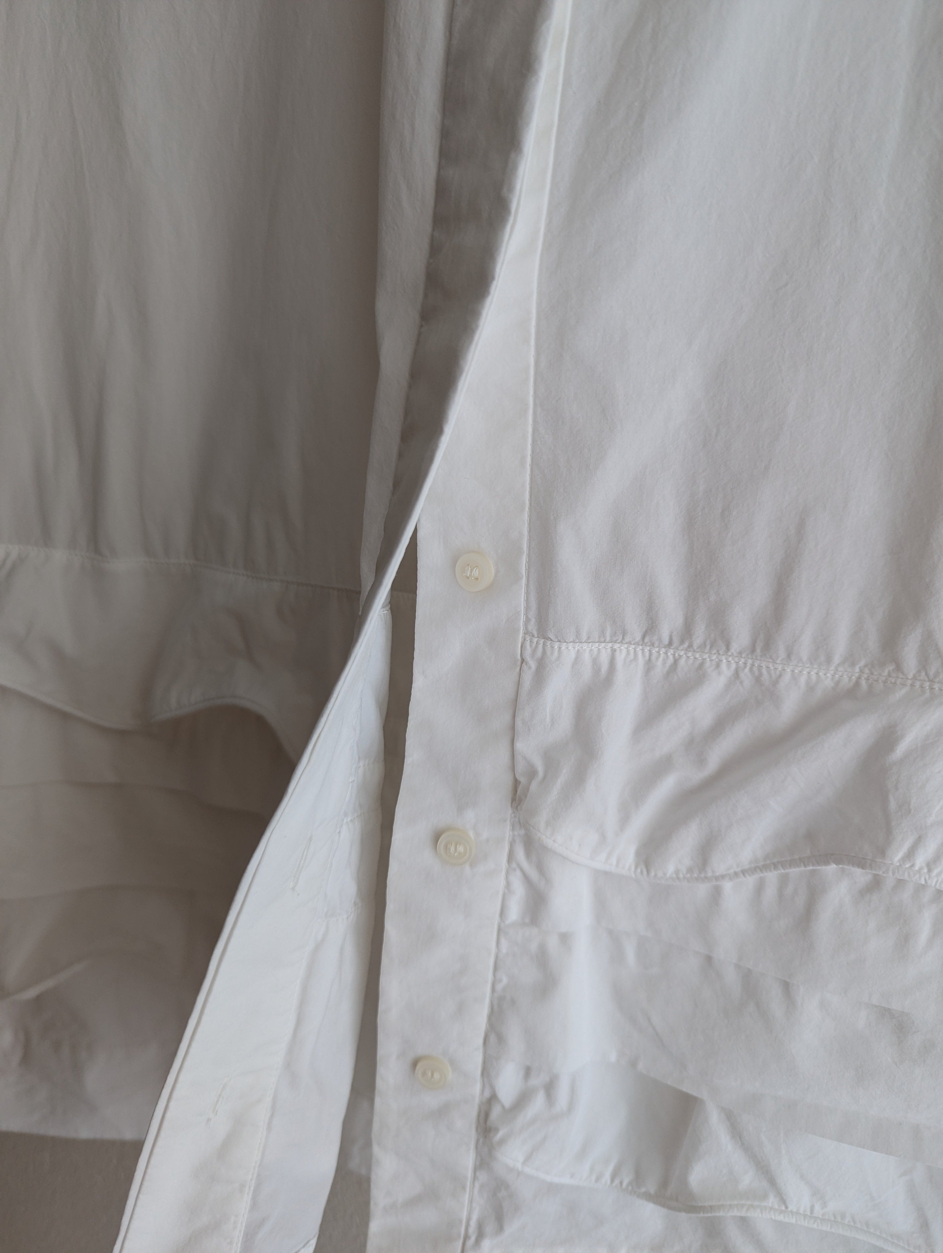 COS White Button Down Shirt