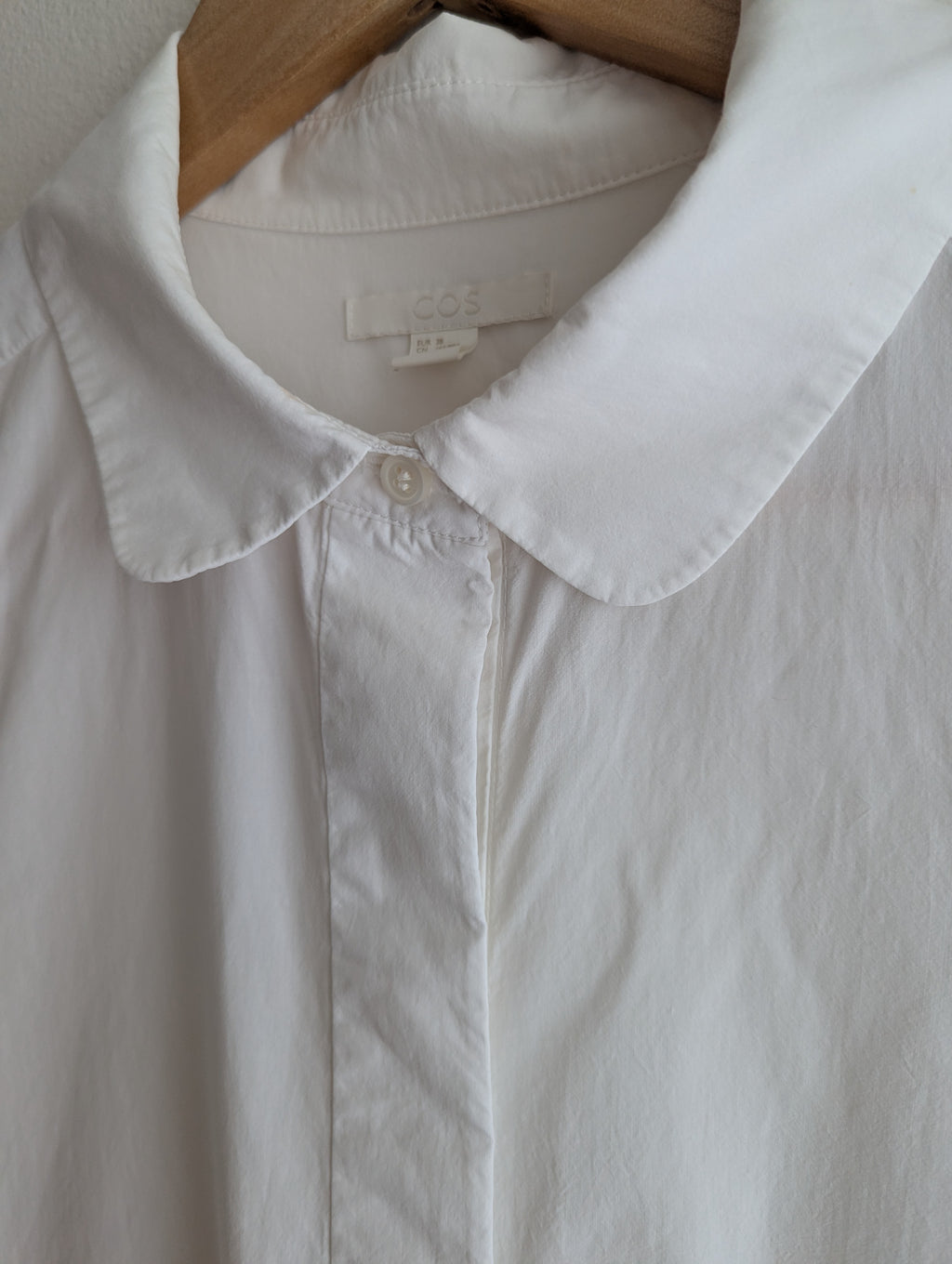 COS White Button Down Shirt