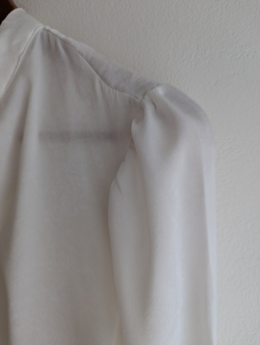 Atmos&Here White Button-Down Blouse