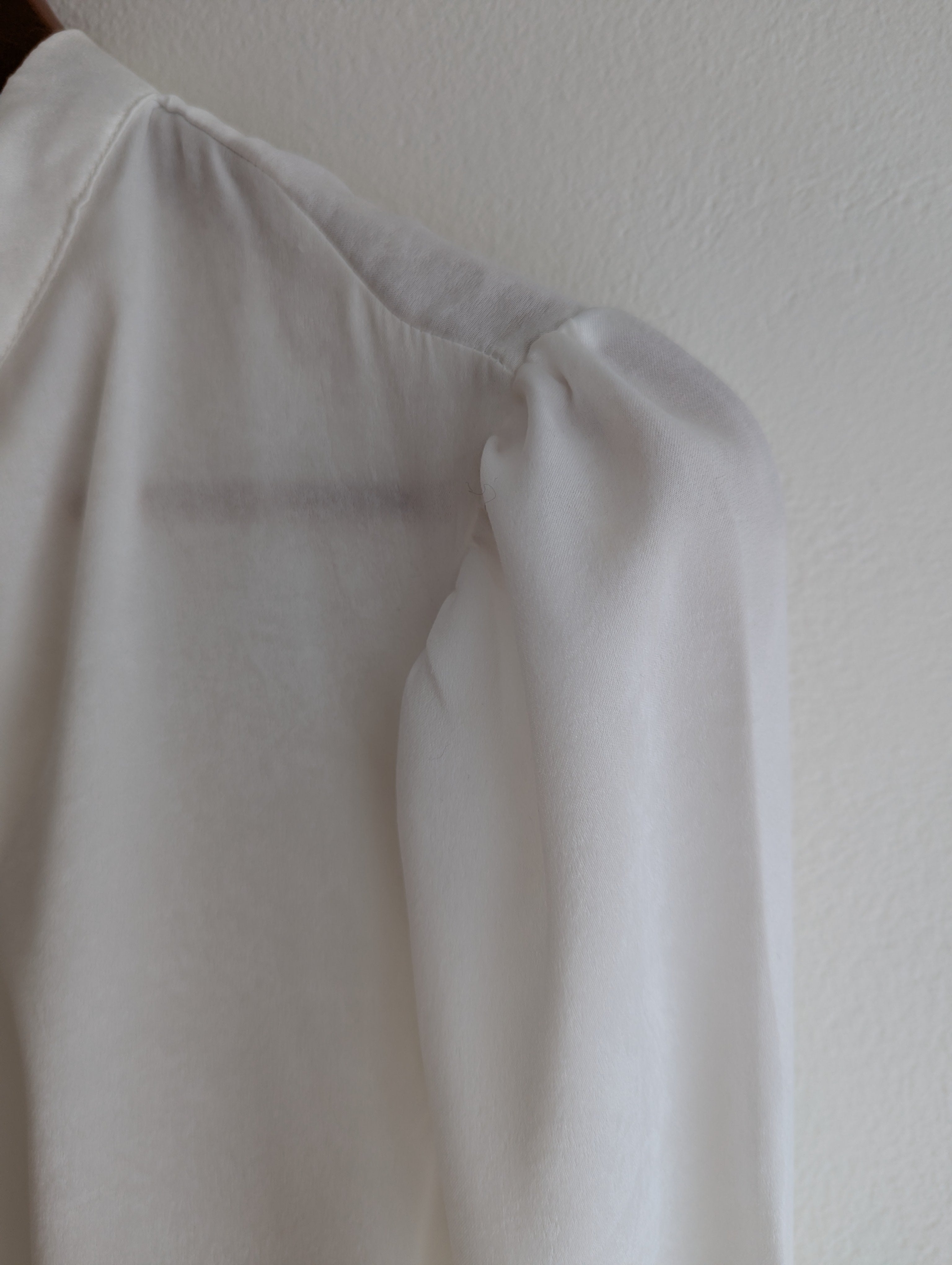 Atmos&Here White Button-Down Blouse