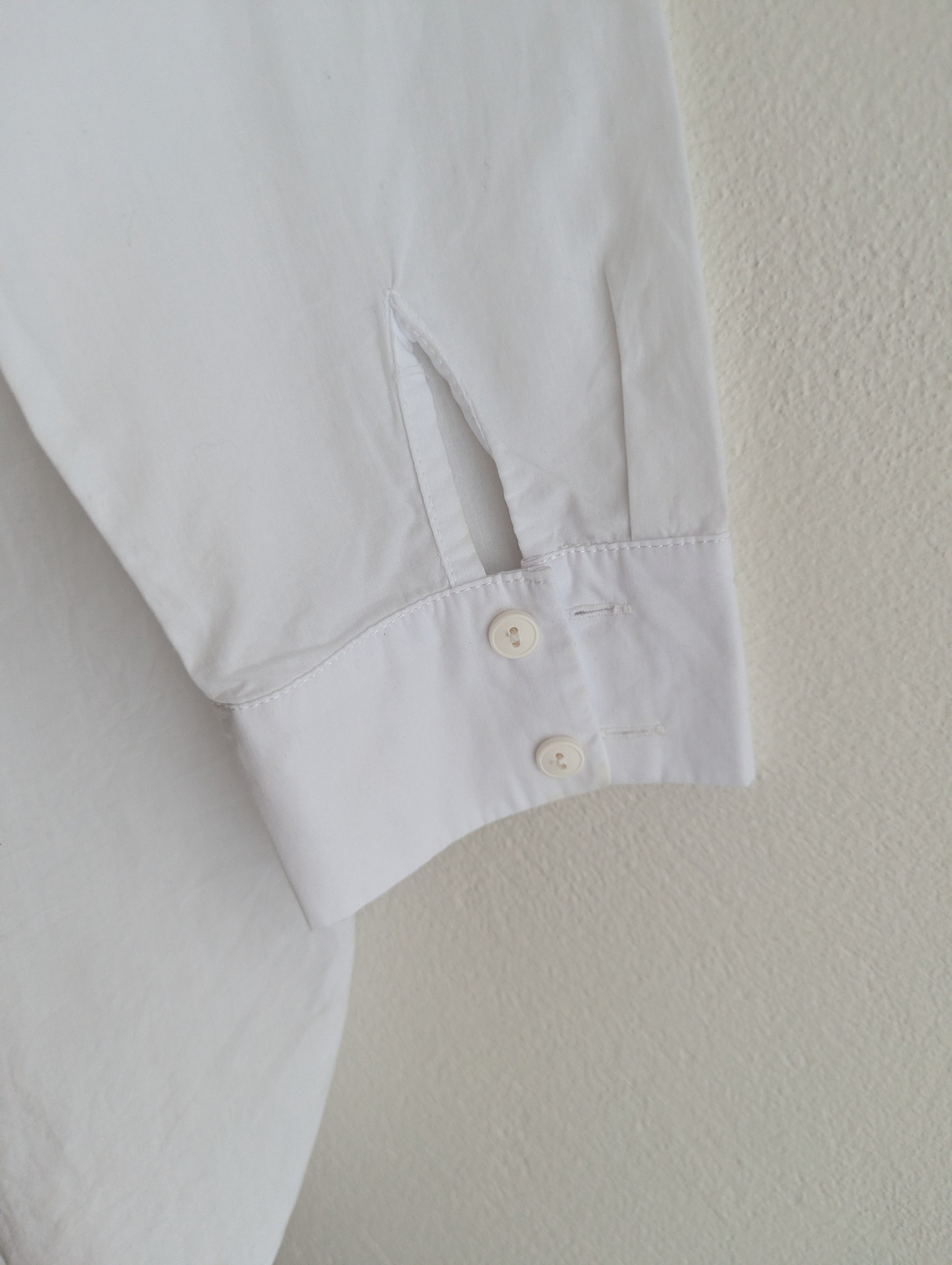 Luukaa White Button-Down Shirt Dress