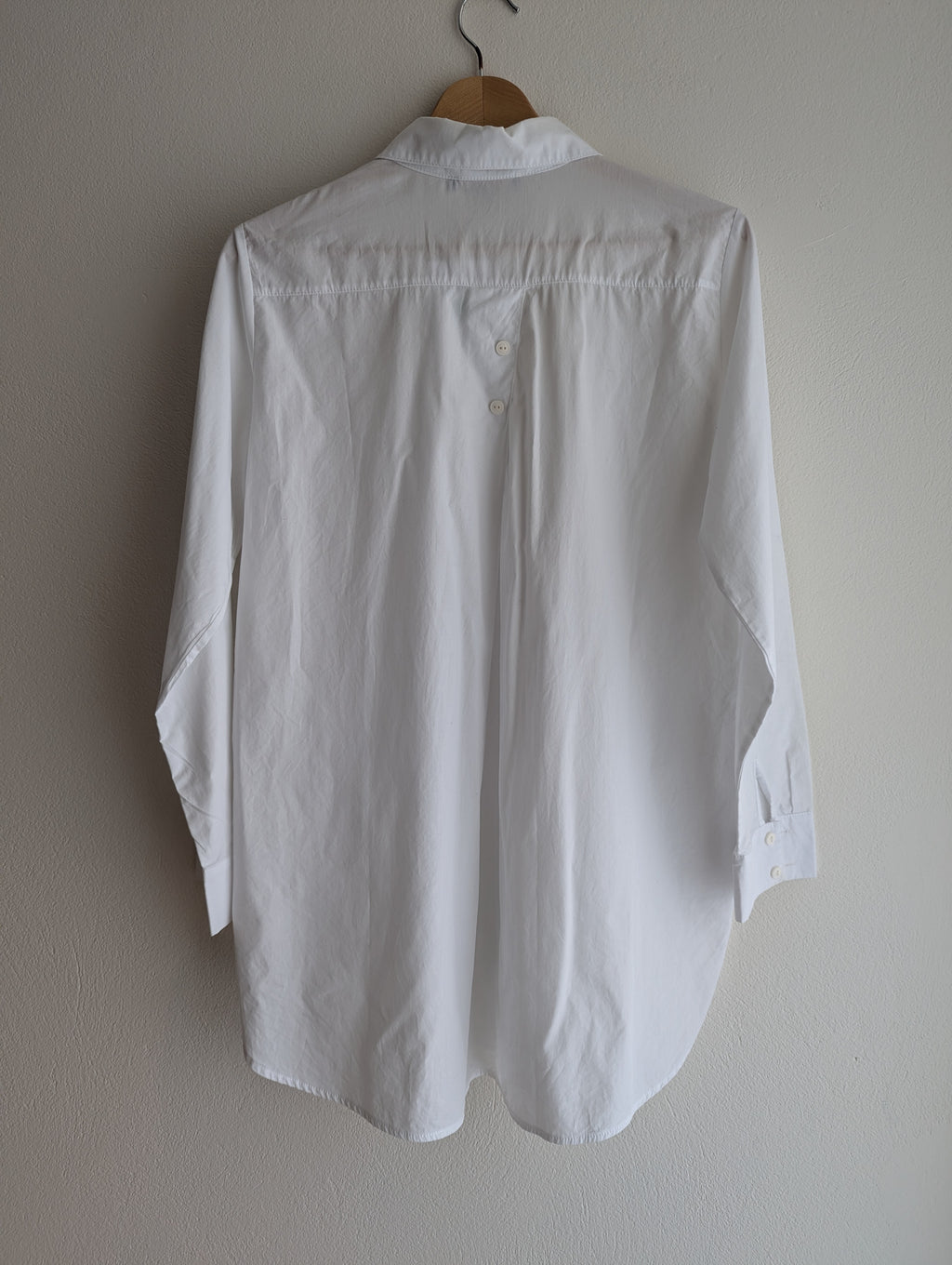Luukaa White Button-Down Shirt Dress