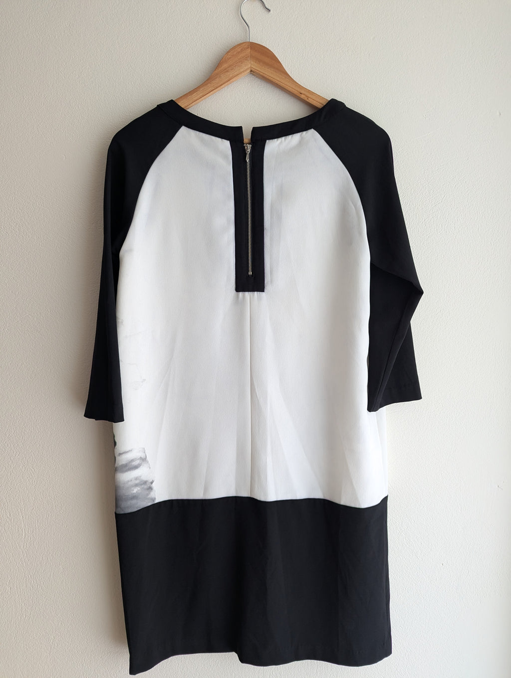 Bleu Blanc Rouge Long Sleeve Shift Dress