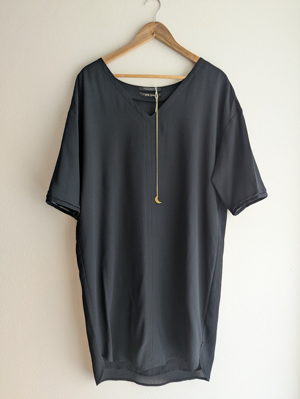 Scotch & Soda Black Shift Dress