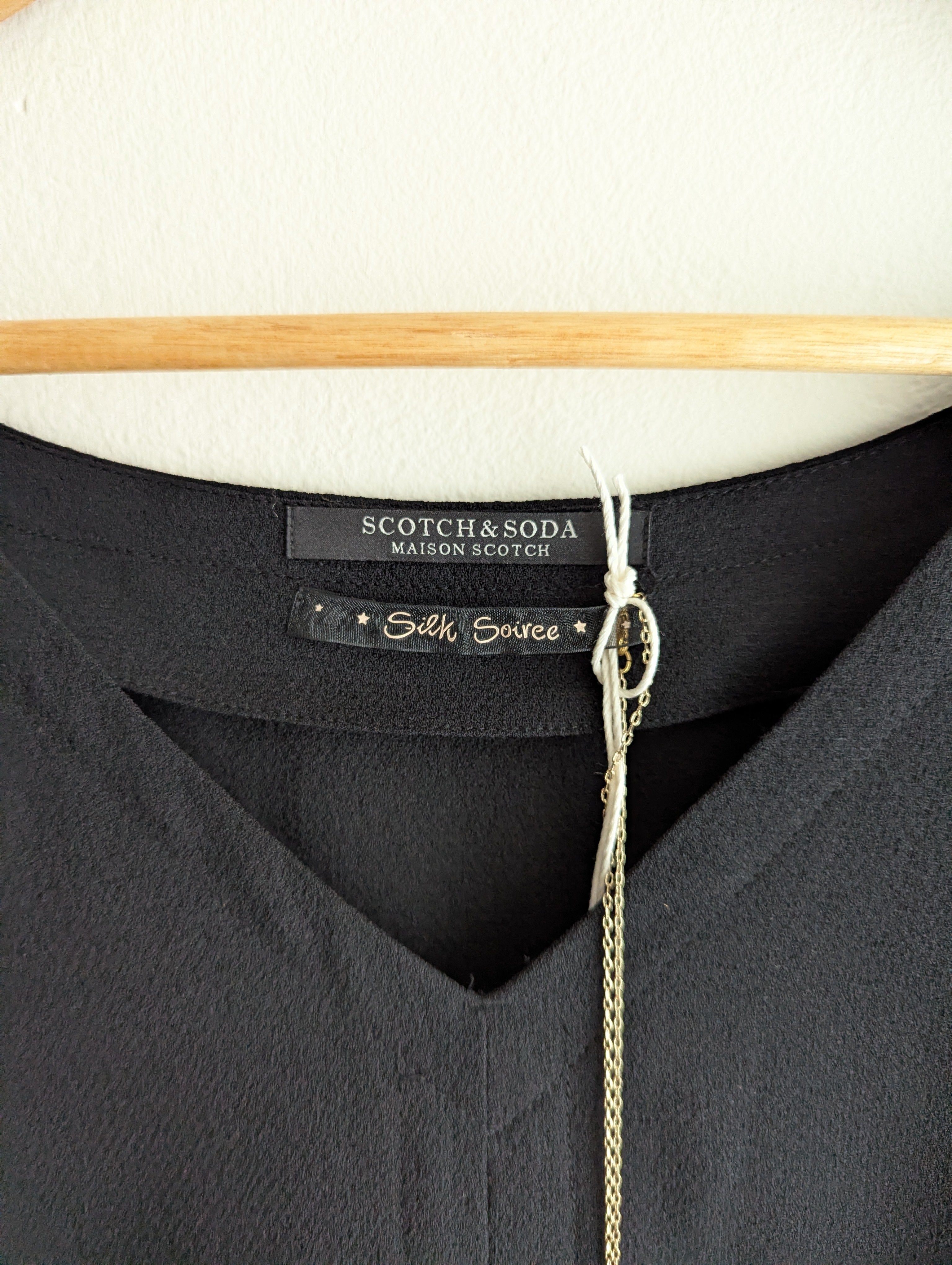 Scotch & Soda Black Shift Dress
