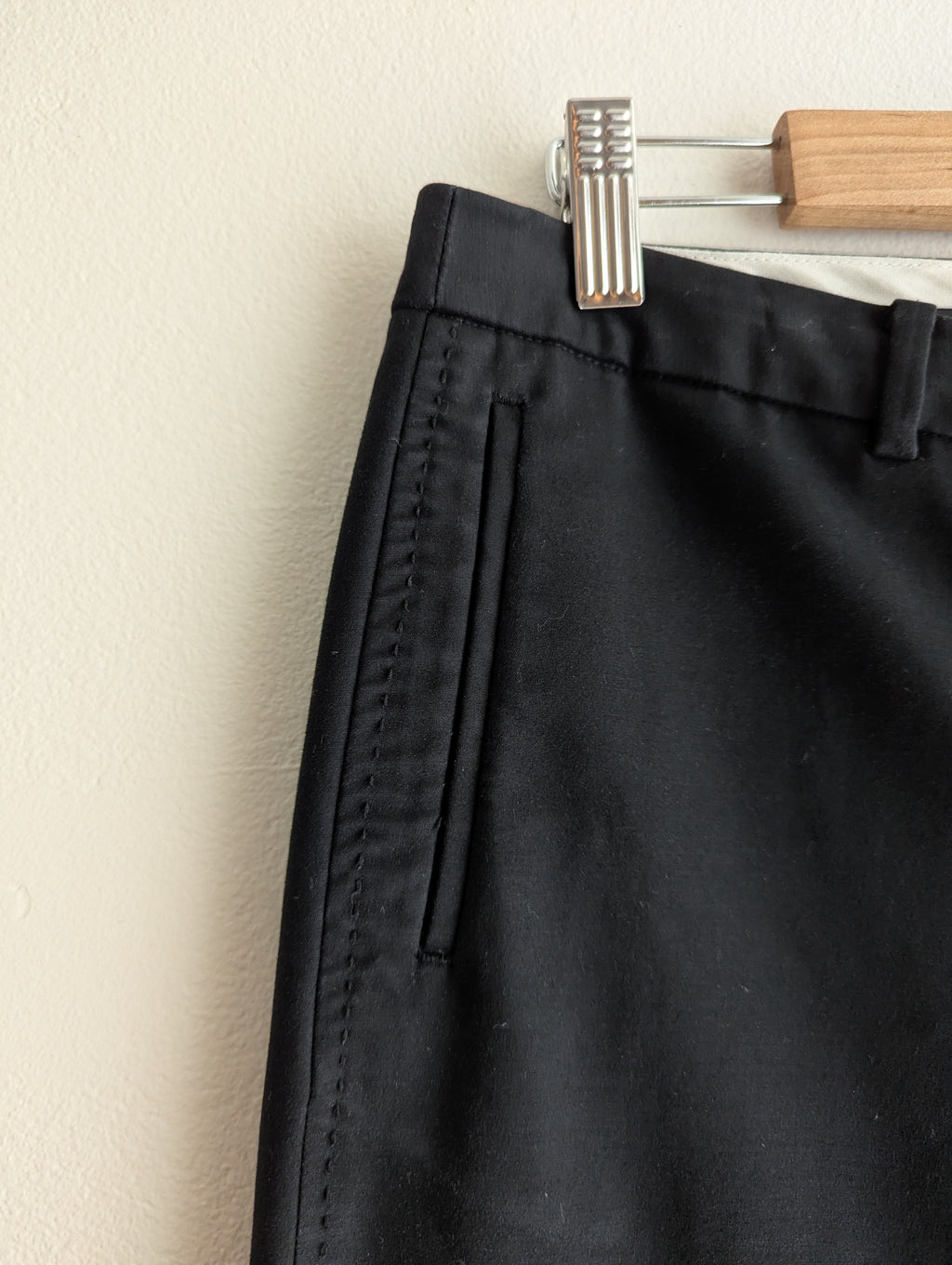 Country Road Black Chino Trousers