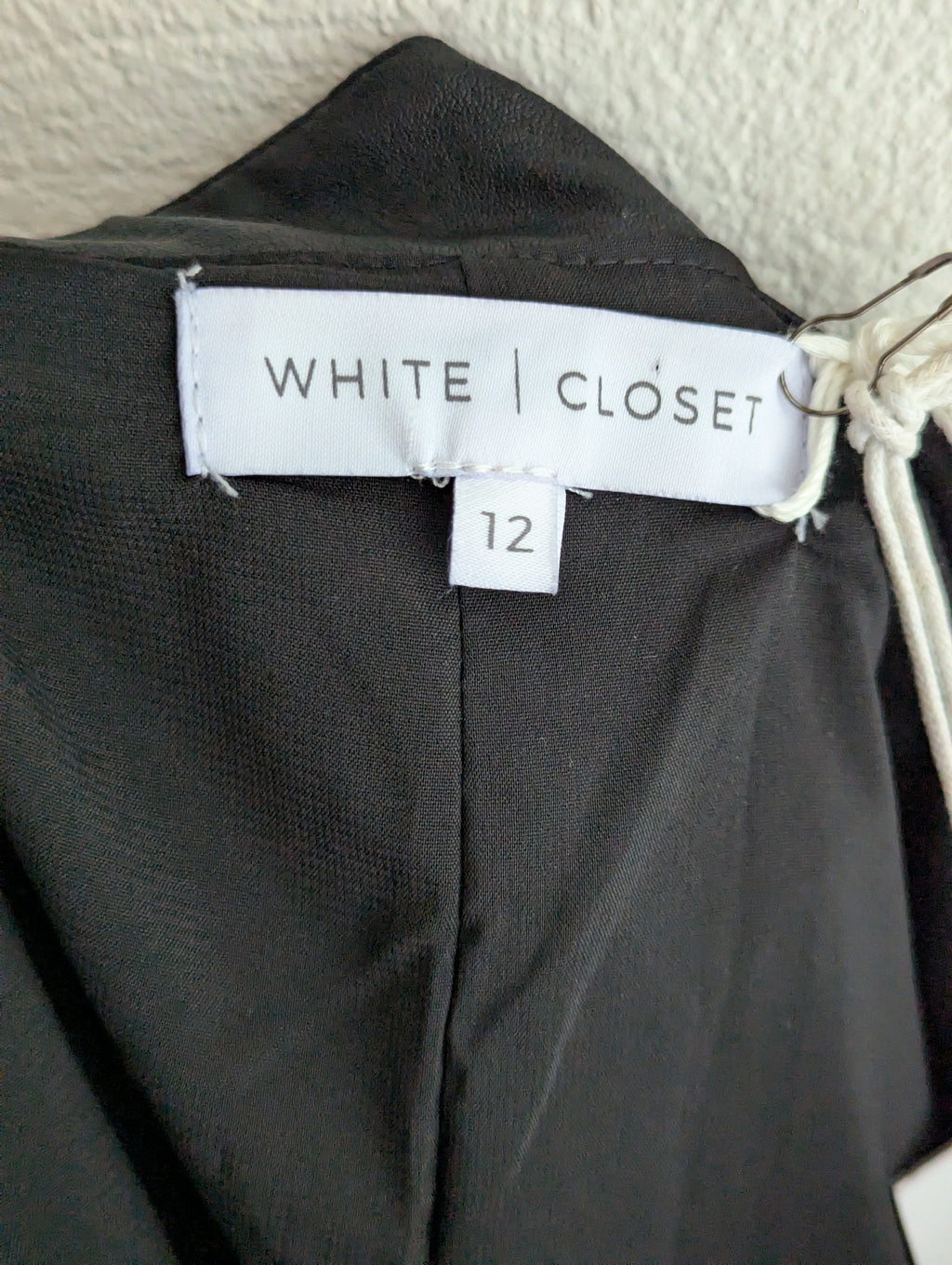 White Closet Vegan Leather Midi Skirt