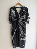 Ginger & Smart Silk Abstract Midi Dress