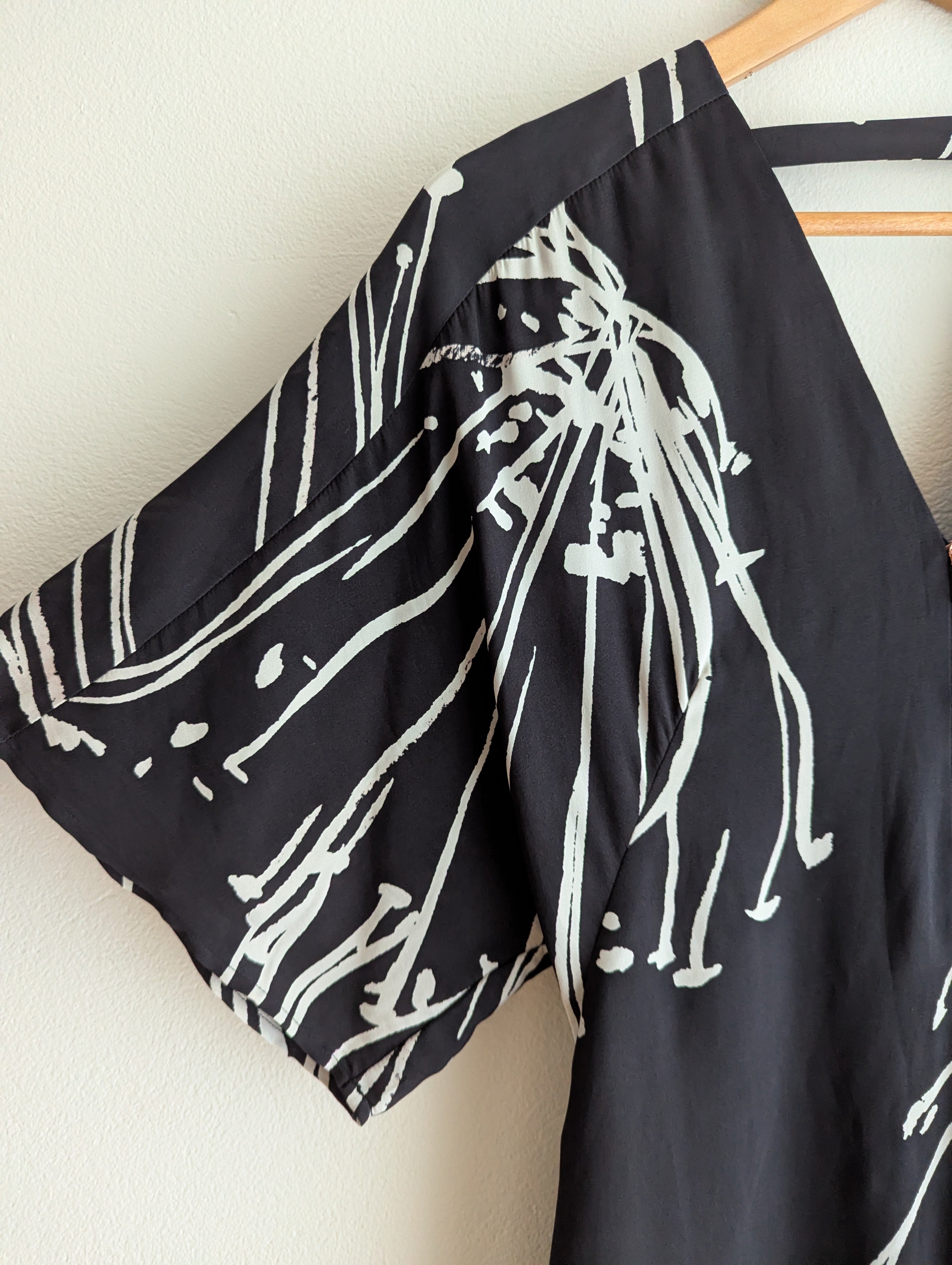 Ginger & Smart Silk Abstract Midi Dress