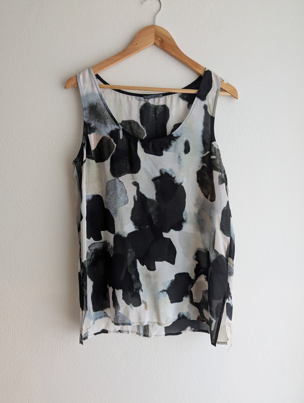 Lounge the Label Silk Abstract Tank Top