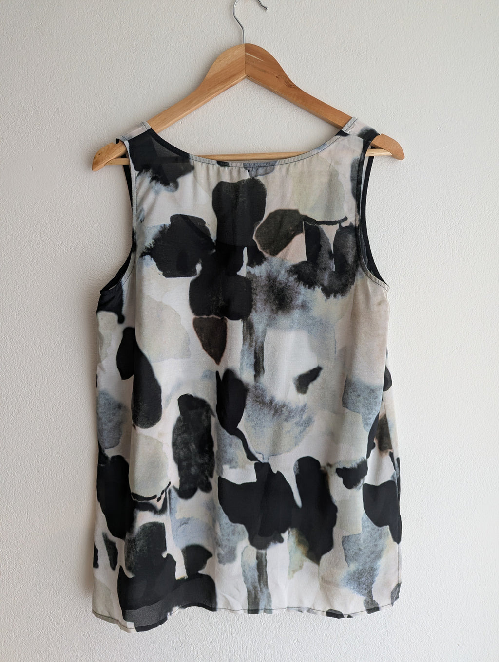Lounge the Label Silk Abstract Tank Top