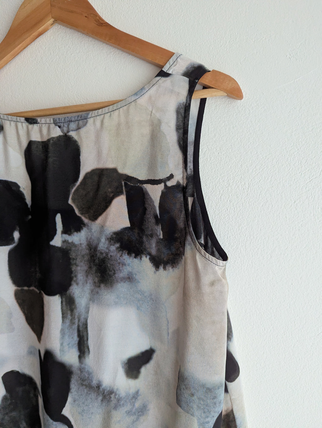Lounge the Label Silk Abstract Tank Top