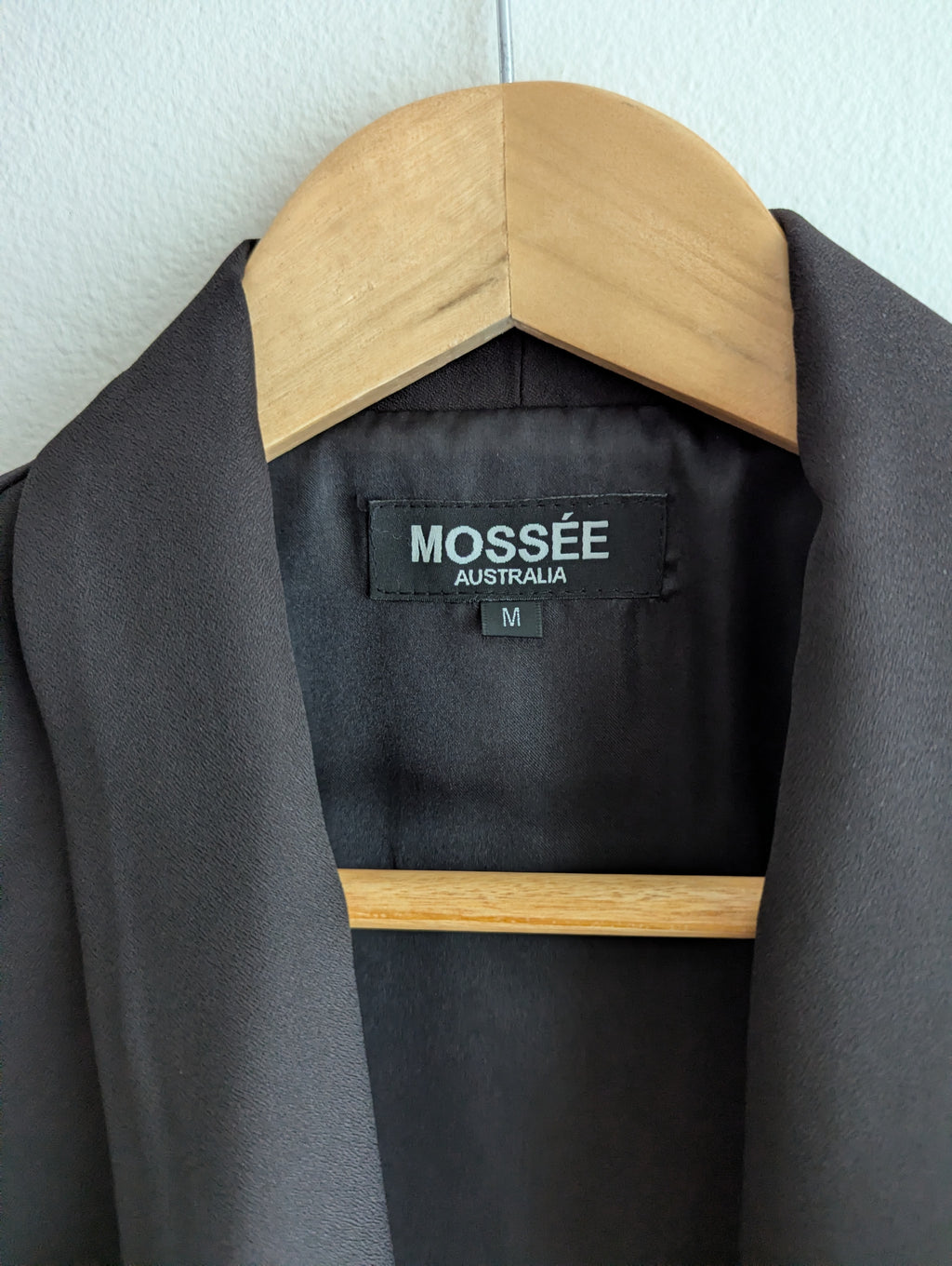 Mossée Black Blazer Cape