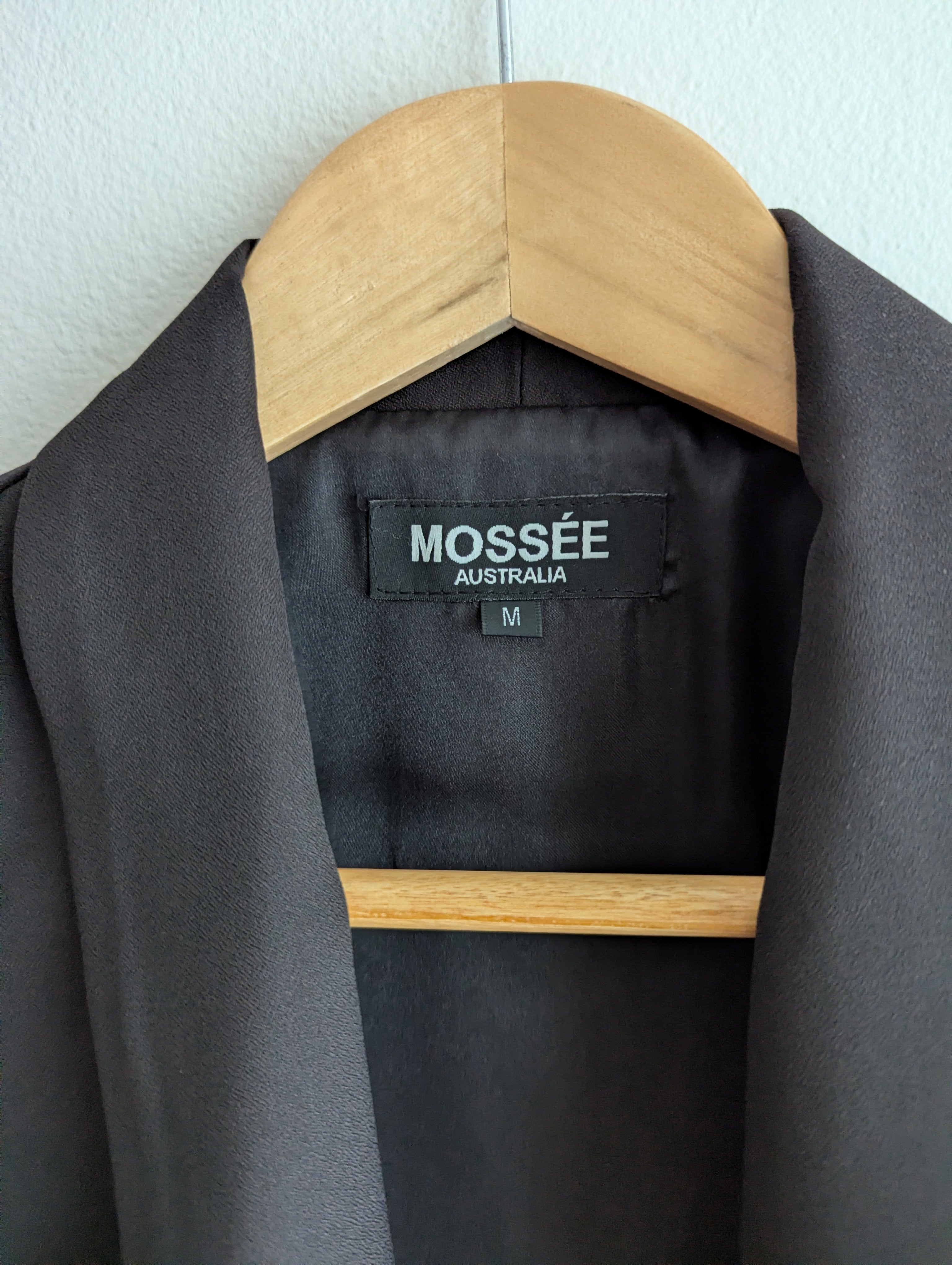 Mossée Black Blazer Cape
